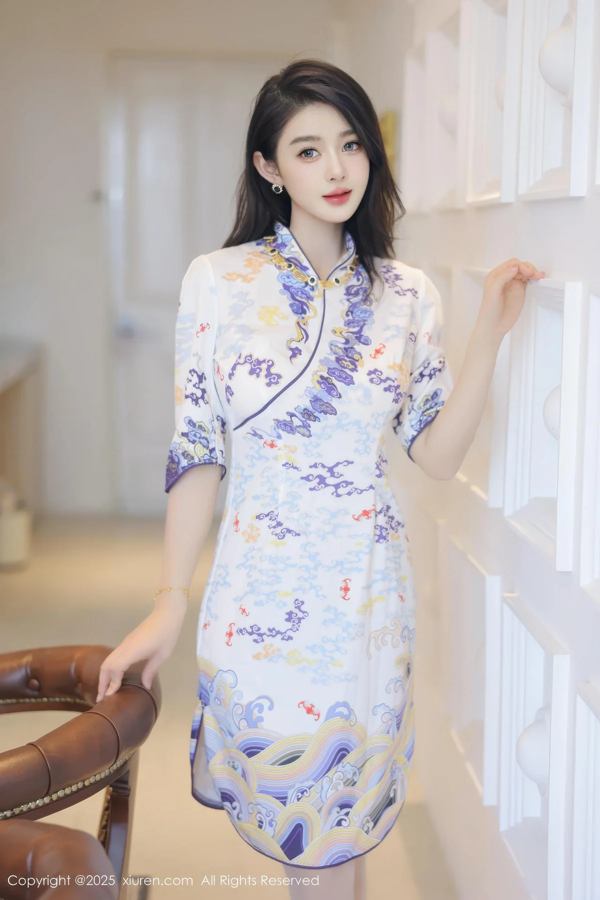 XiuRen 秀人 No.10144 Candy糖糖 旗袍制服妩媚身姿 - 3