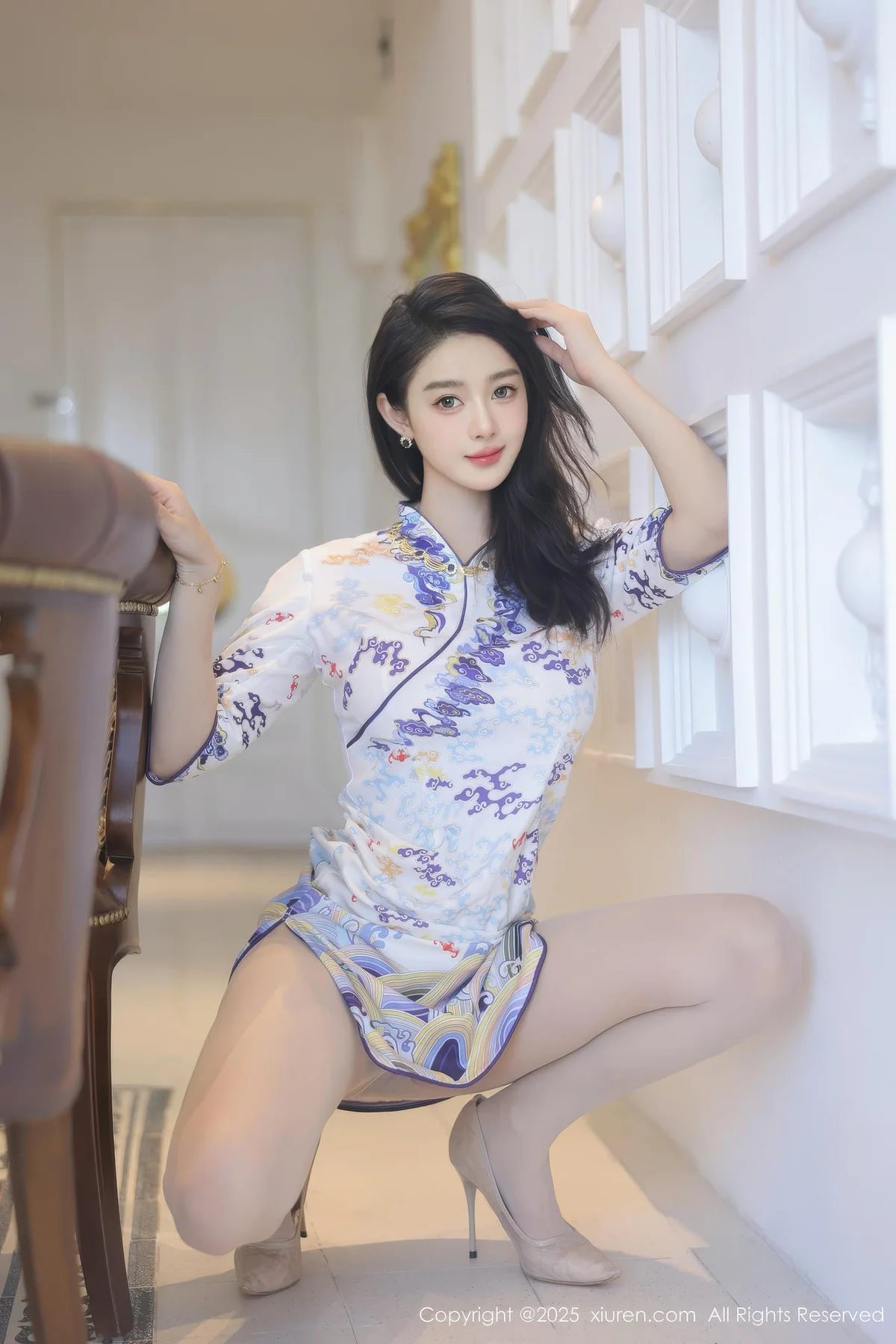 XiuRen 秀人 No.10144 Candy糖糖 旗袍制服妩媚身姿 - 8