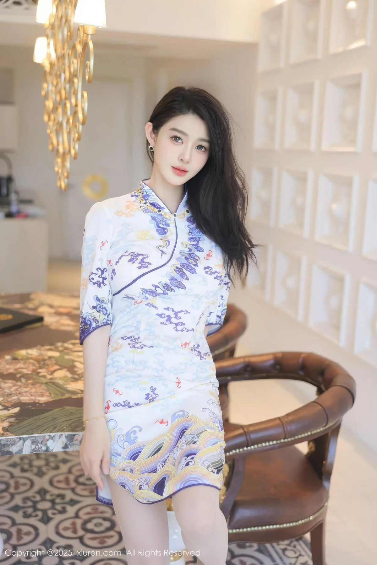 XiuRen 秀人 No.10144 Candy糖糖 旗袍制服妩媚身姿 - 4