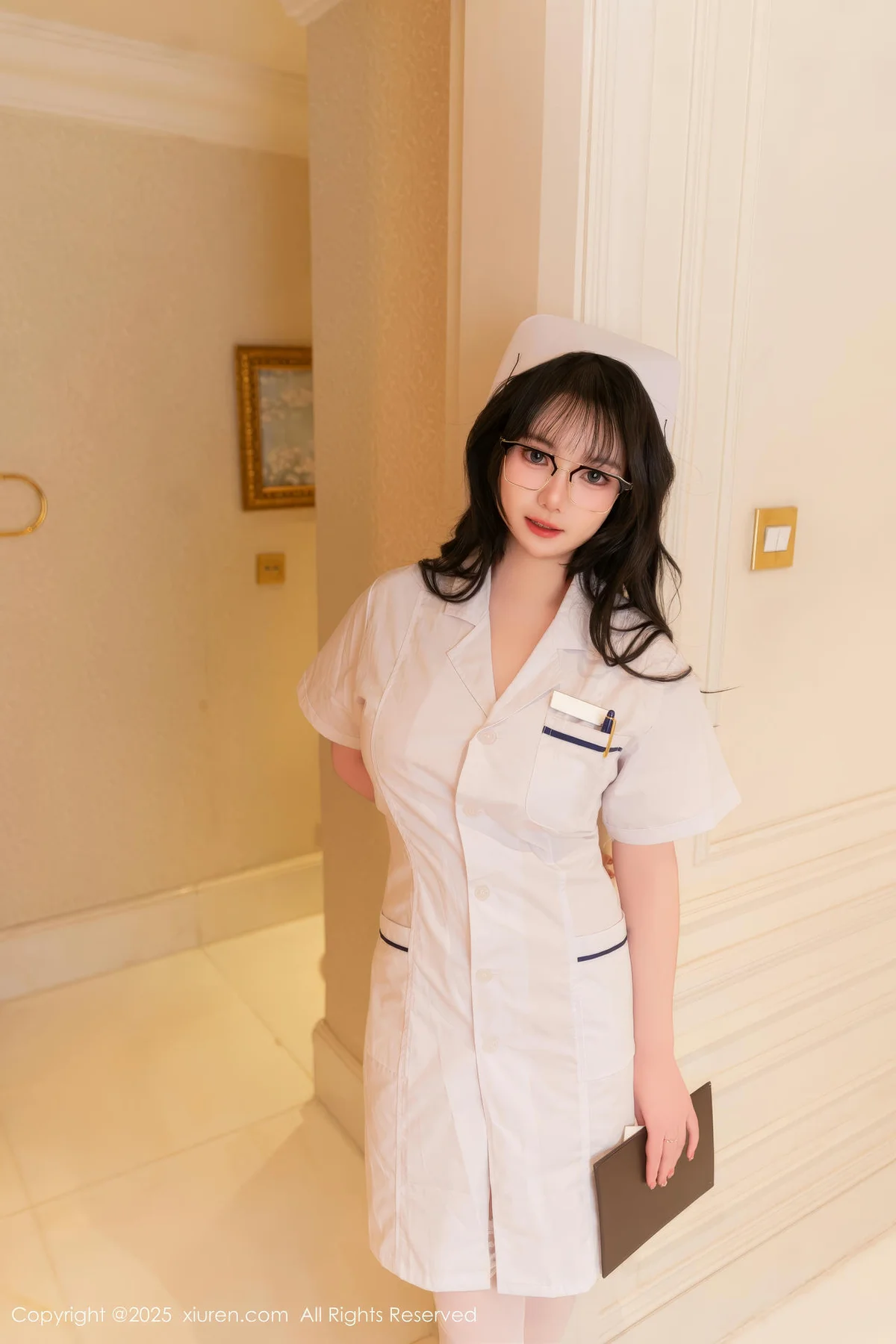 XiuRen 秀人 No.10152 软情 字母圈小护士撒娇室内调教撕扯系列 - 2