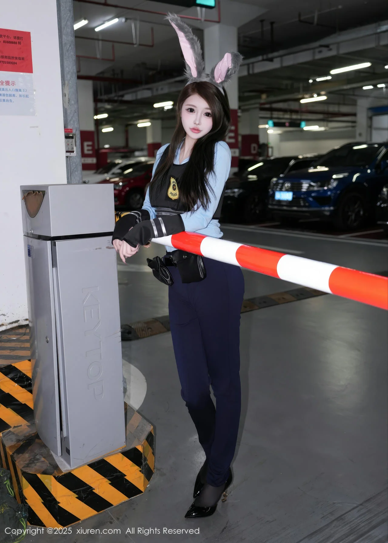 XiuRen 秀人 No.10158 甜妮 黑色制服兔女郎 - 1