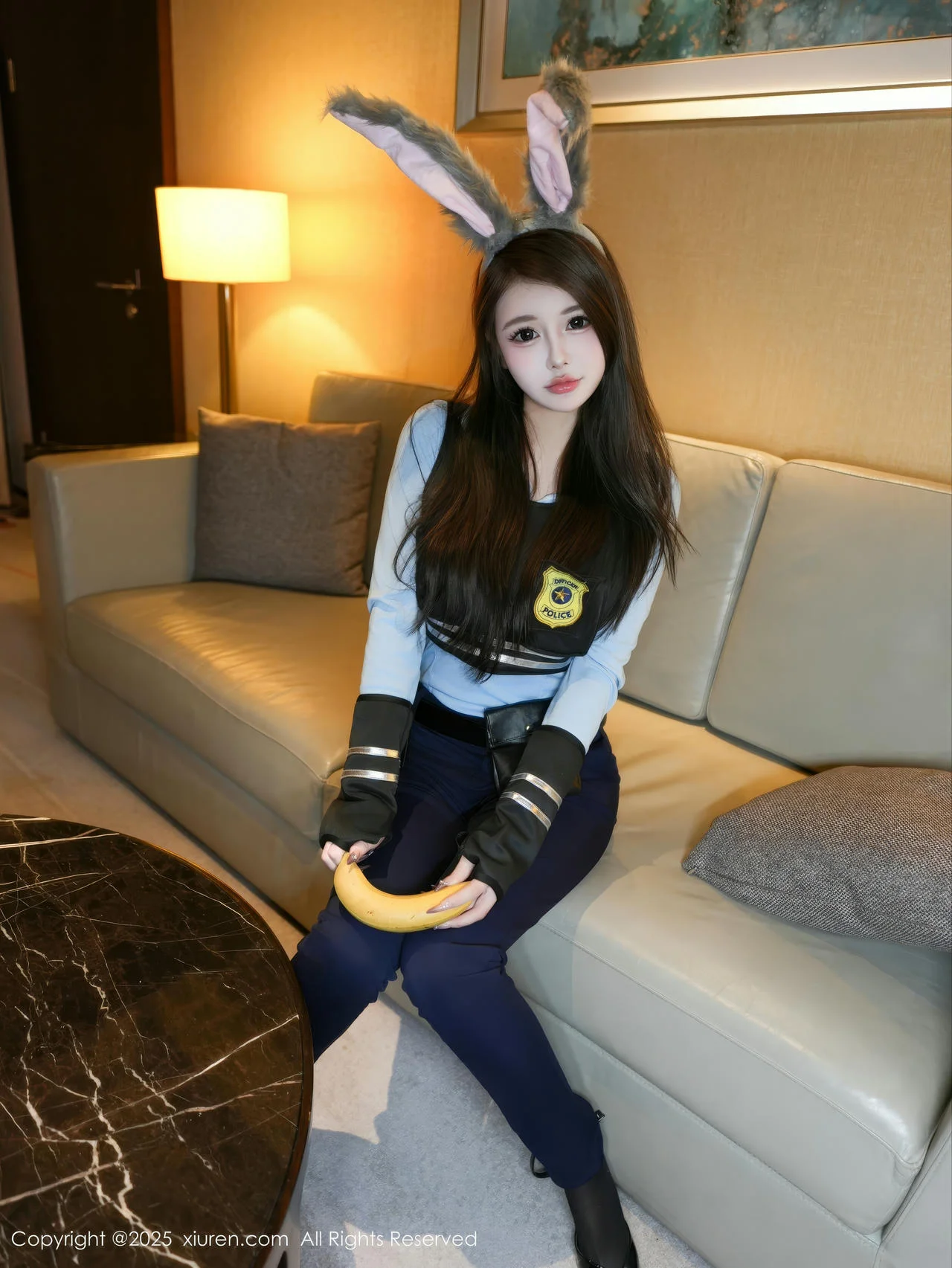 XiuRen 秀人 No.10158 甜妮 黑色制服兔女郎 - 4
