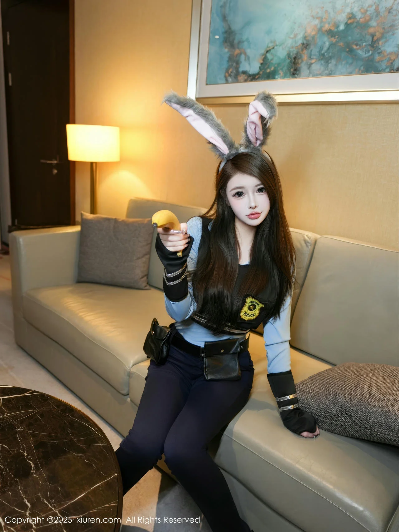 XiuRen 秀人 No.10158 甜妮 黑色制服兔女郎 - 5