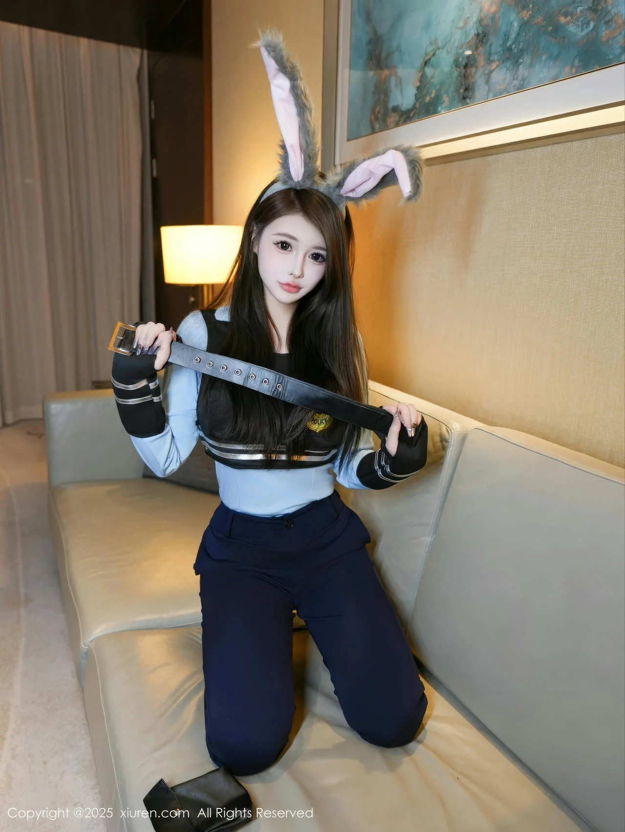 XiuRen 秀人 No.10158 甜妮 黑色制服兔女郎 - 8