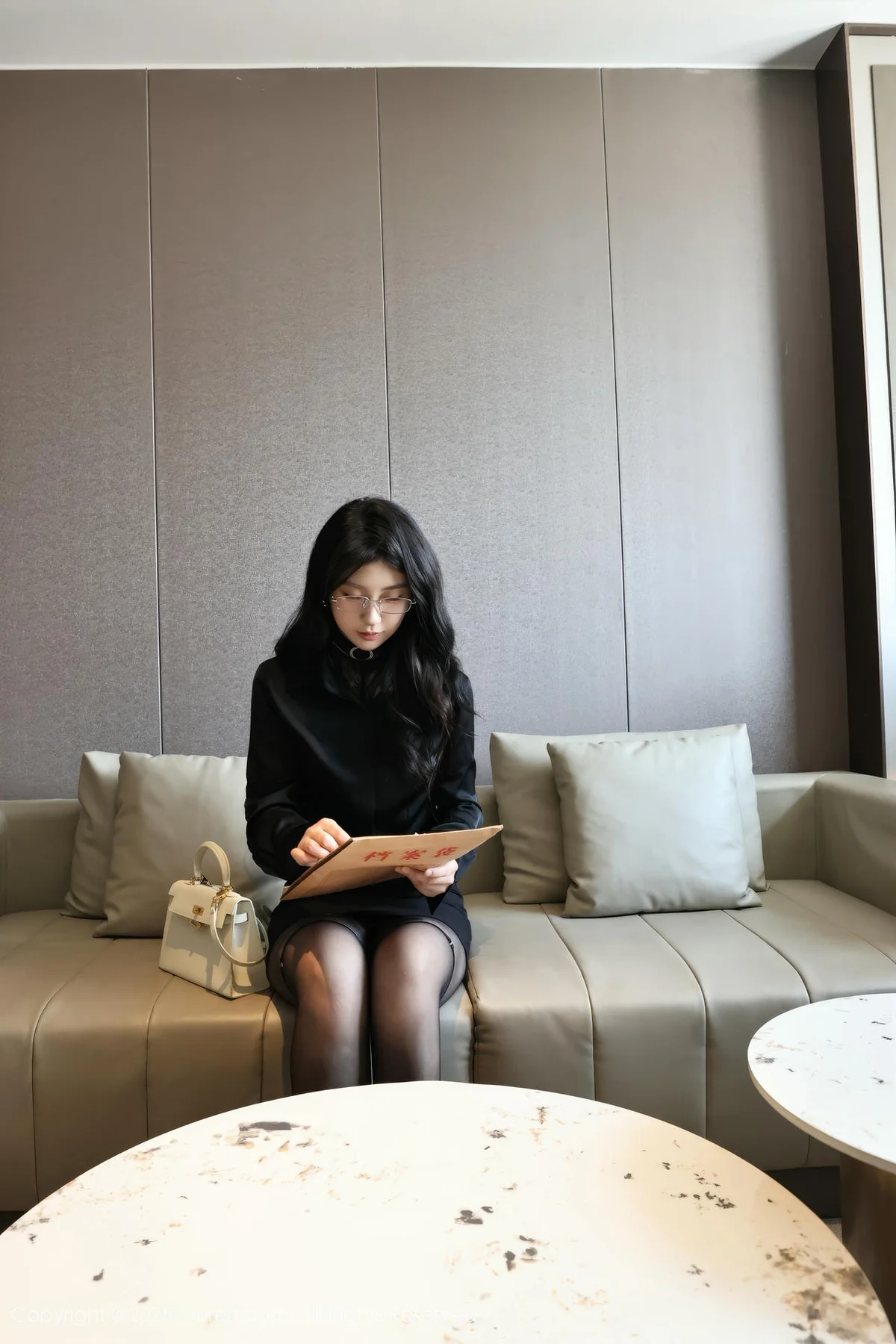 XiuRen 秀人 No.10167 小芭乐 黑色OL魅惑黑丝服饰 - 10