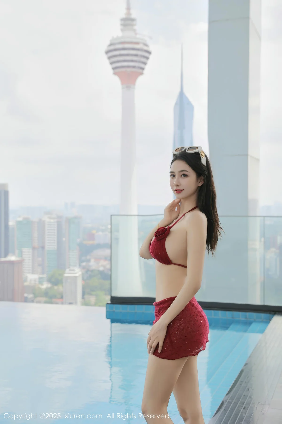 XiuRen 秀人 No.10172 Candy糖糖 红色比基尼 - 9