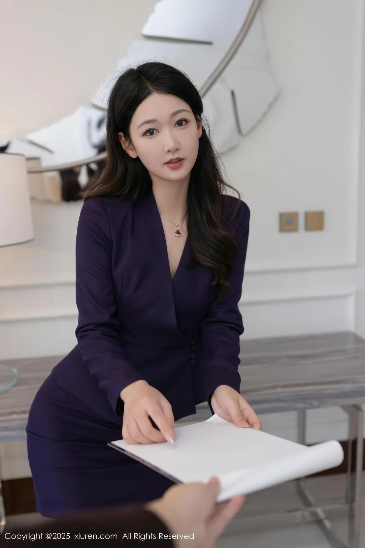 XiuRen 秀人 No.10178 唐安琪 深蓝色0L - 2