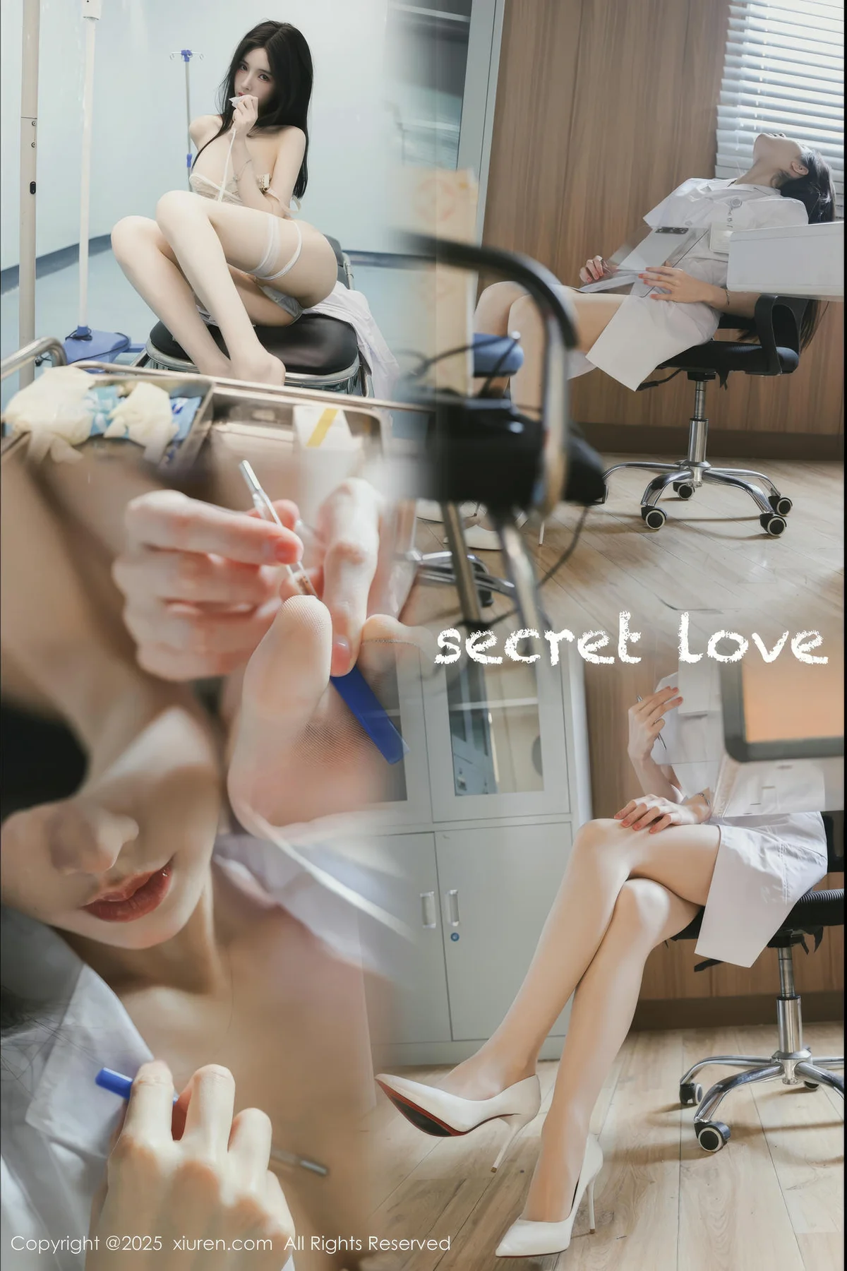 XiuRen 秀人 No.10190 布丁wow 白色护士制服 - 1