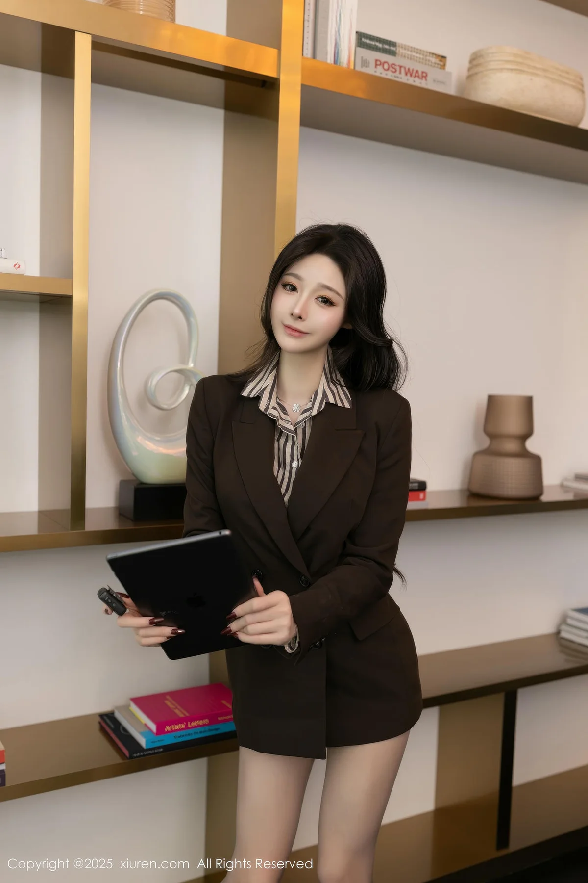 XiuRen 秀人 No.10202 小逗逗 性感灰色丝袜 - 8