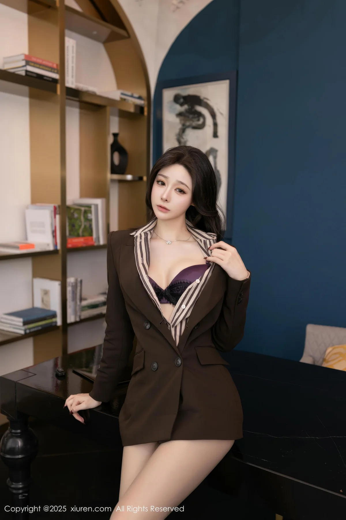 XiuRen 秀人 No.10202 小逗逗 性感灰色丝袜 - 4