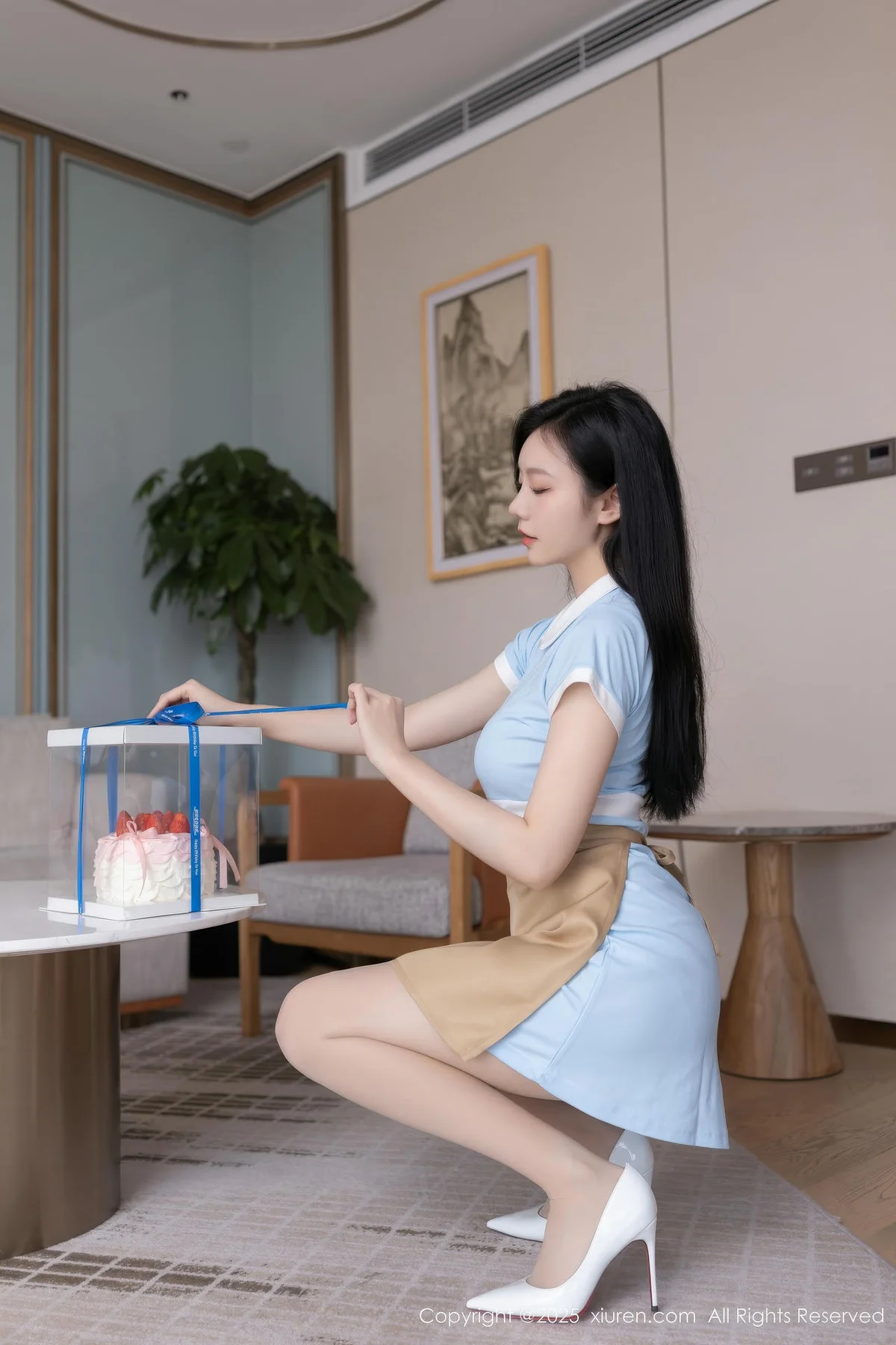 XiuRen 秀人 No.10214 安然anran 诱人肉色丝袜 - 4