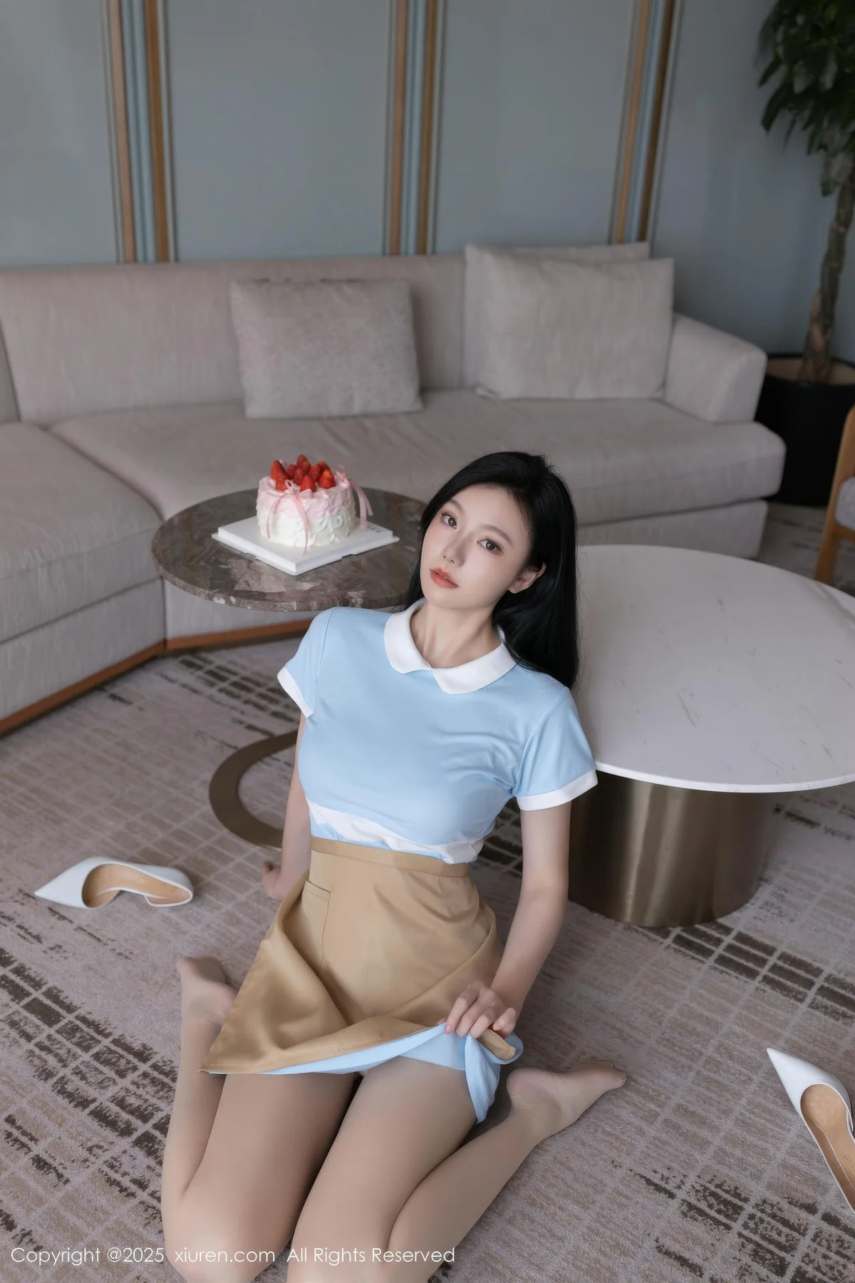 XiuRen 秀人 No.10214 安然anran 诱人肉色丝袜 - 8