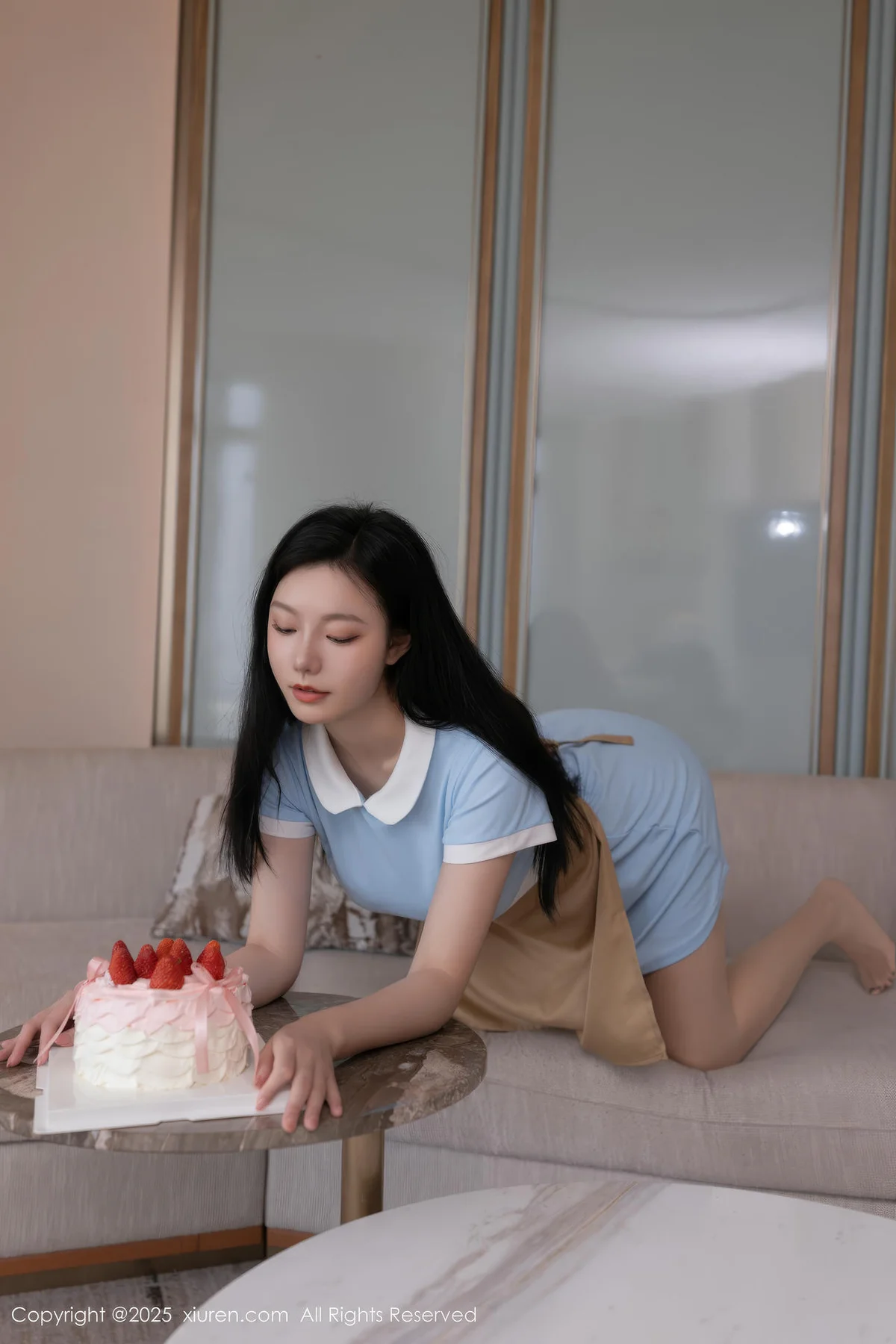 XiuRen 秀人 No.10214 安然anran 诱人肉色丝袜 - 2