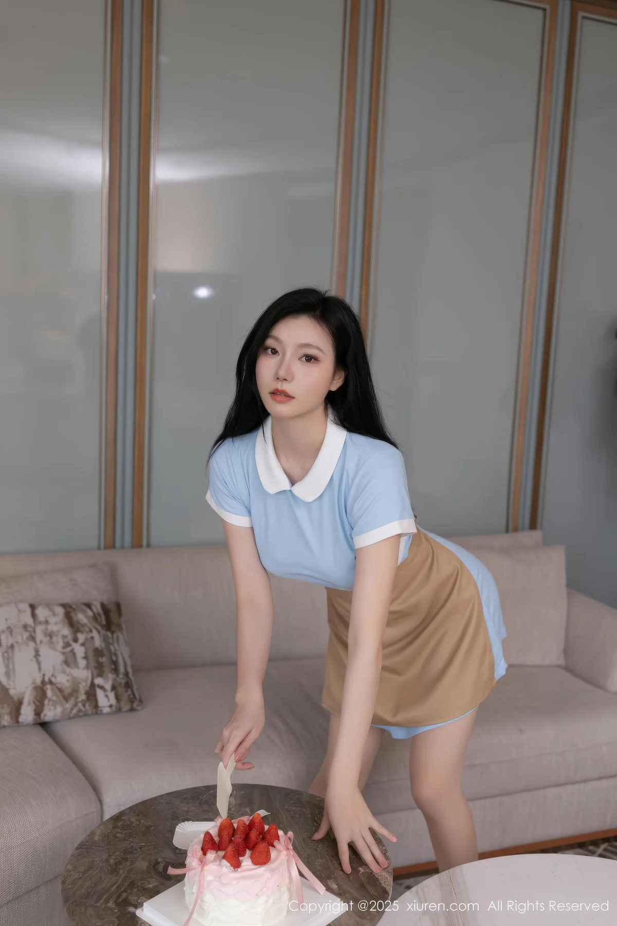 XiuRen 秀人 No.10214 安然anran 诱人肉色丝袜 - 3