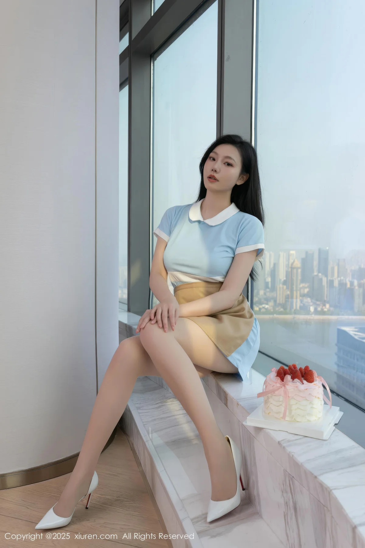 XiuRen 秀人 No.10214 安然anran 诱人肉色丝袜 - 7