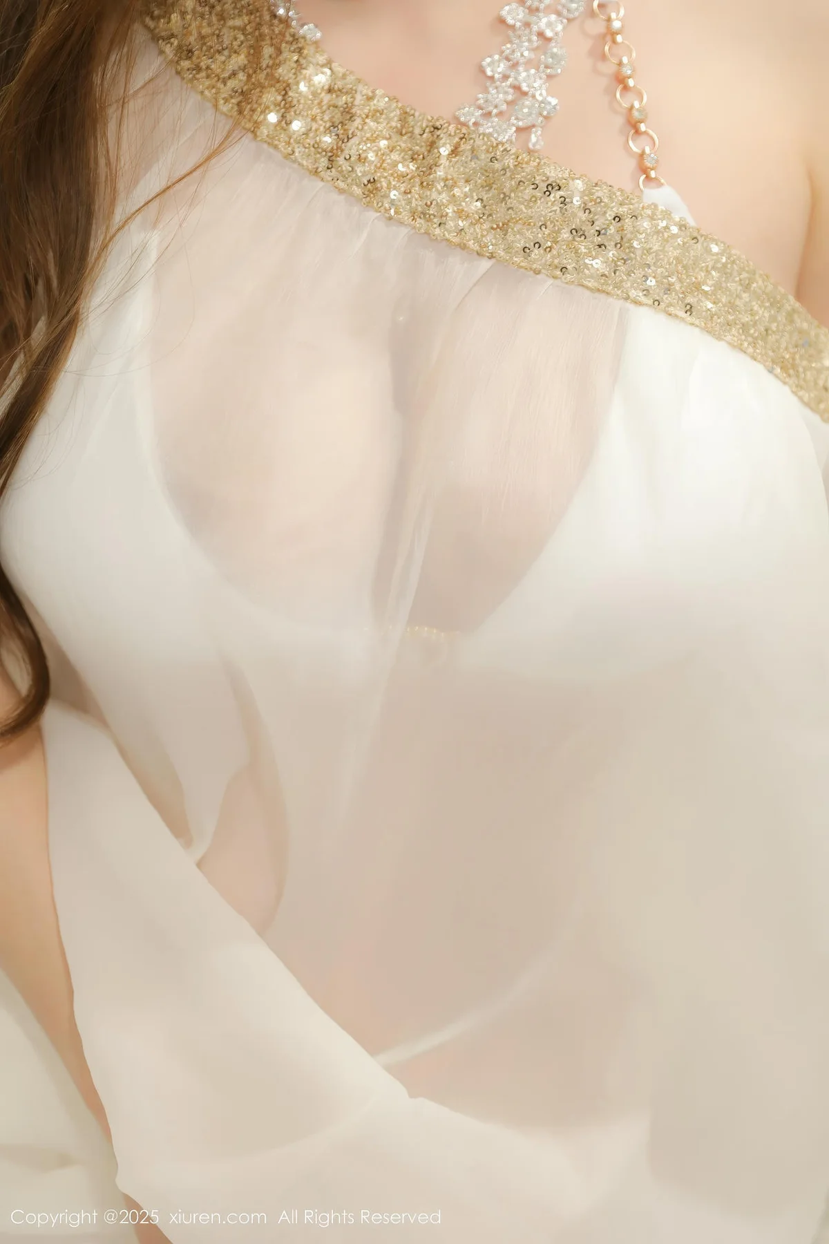 XiuRen 秀人 No.10218 小肉肉咪 性感白色泳衣 - 2