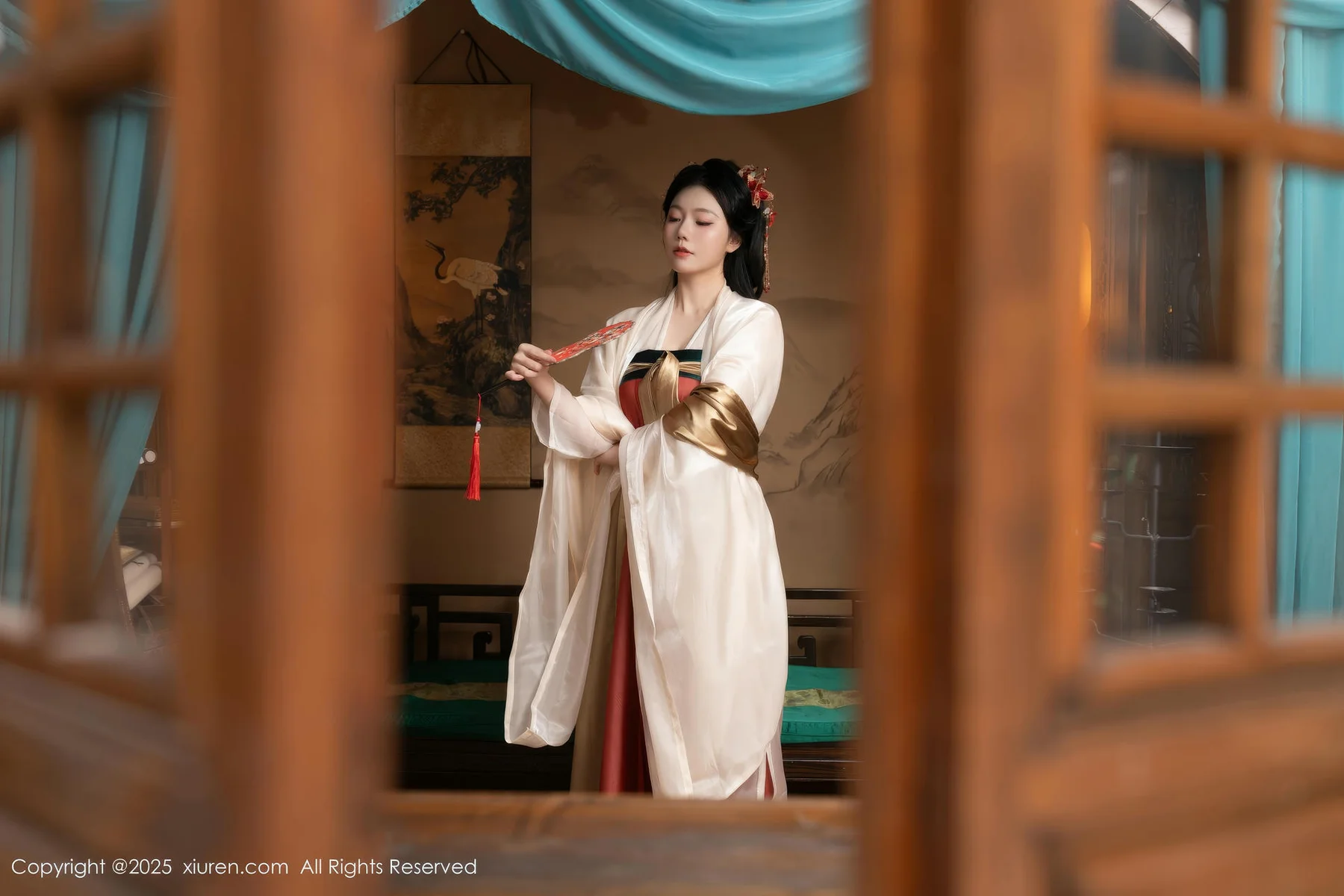 XiuRen 秀人 No.10223 陆萱萱和安然anran 激情互动性感古装 - 2