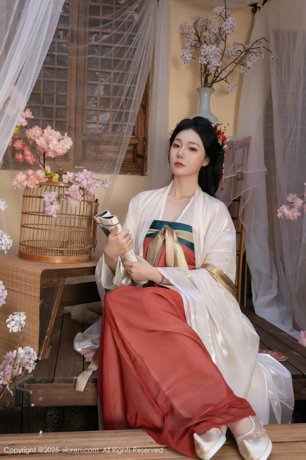 XiuRen 秀人 No.10223 陆萱萱和安然anran 激情互动性感古装 - 5