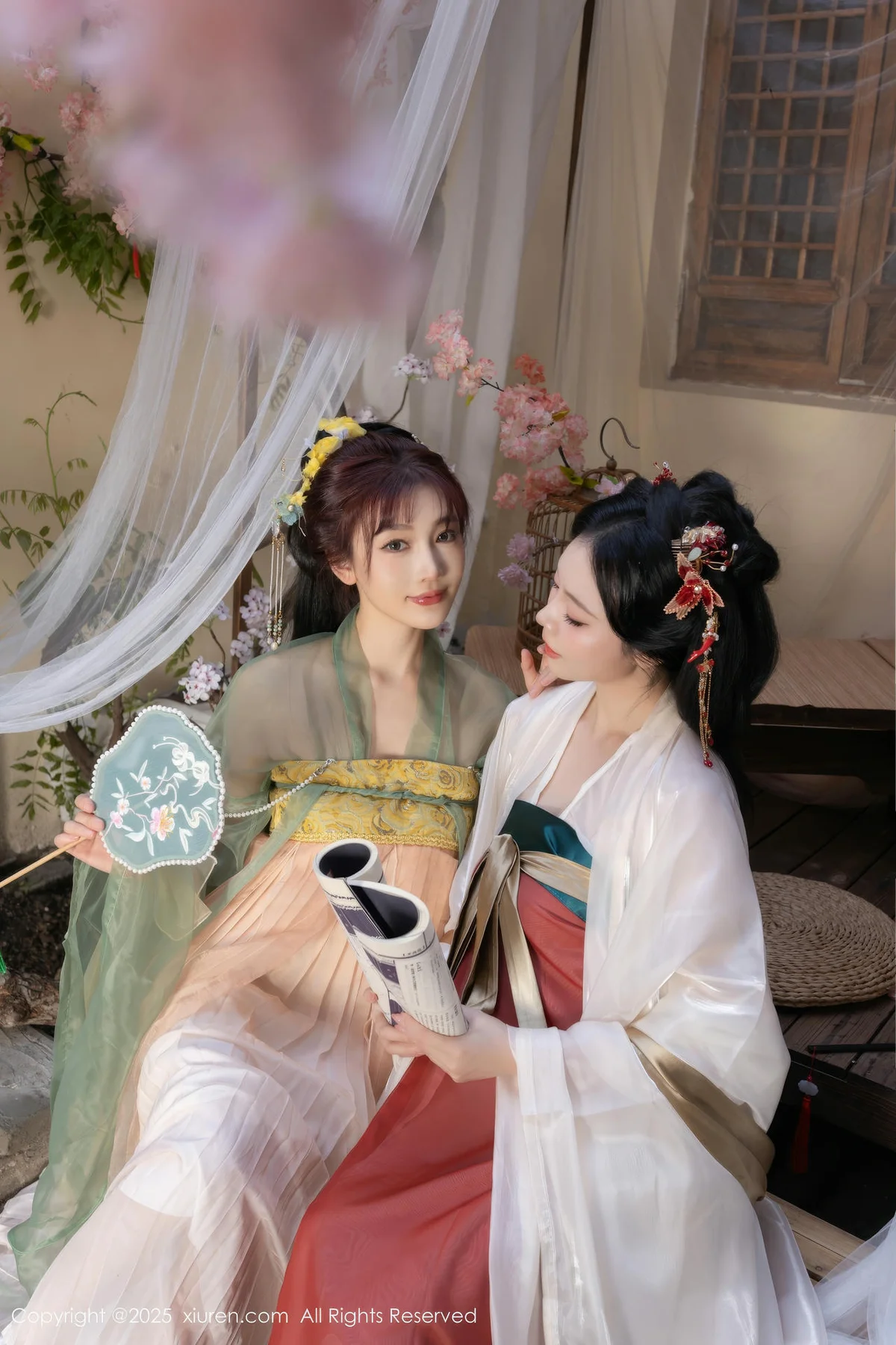 XiuRen 秀人 No.10223 陆萱萱和安然anran 激情互动性感古装 - 10