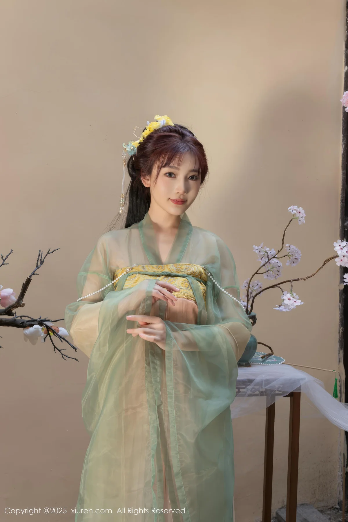 XiuRen 秀人 No.10223 陆萱萱和安然anran 激情互动性感古装 - 8