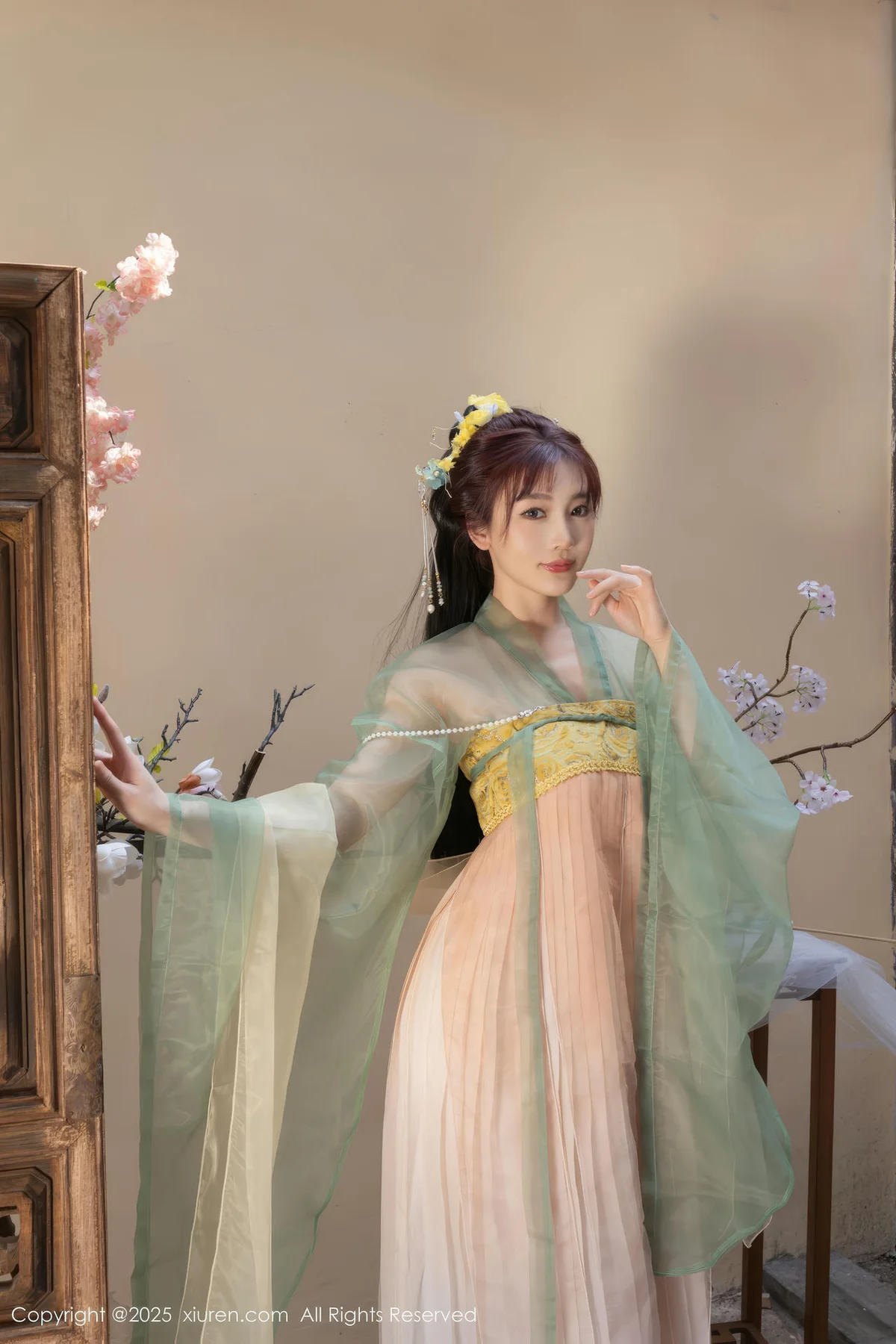 XiuRen 秀人 No.10223 陆萱萱和安然anran 激情互动性感古装 - 9