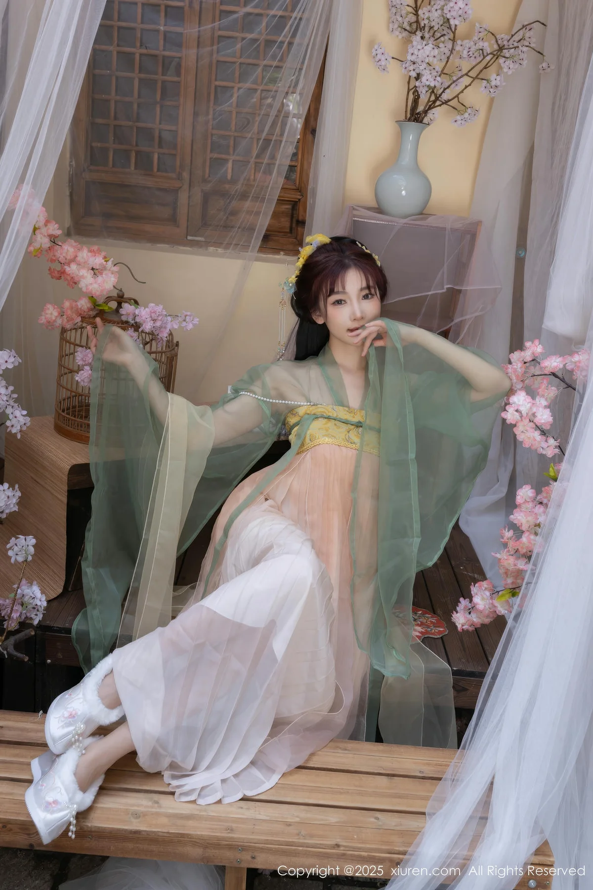 XiuRen 秀人 No.10223 陆萱萱和安然anran 激情互动性感古装 - 10