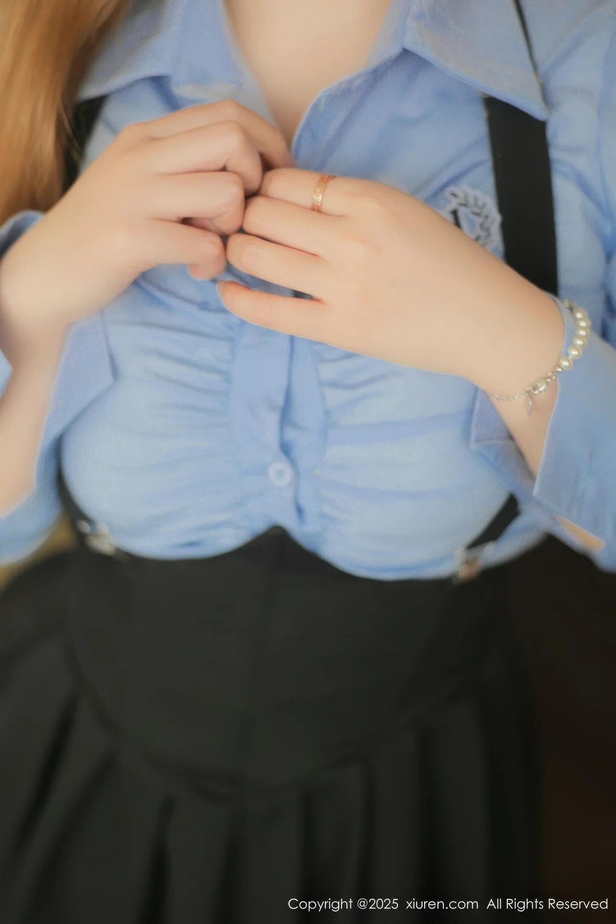 XiuRen 秀人 No.10224 M麦当劳 蓝色学生装搭配 - 4