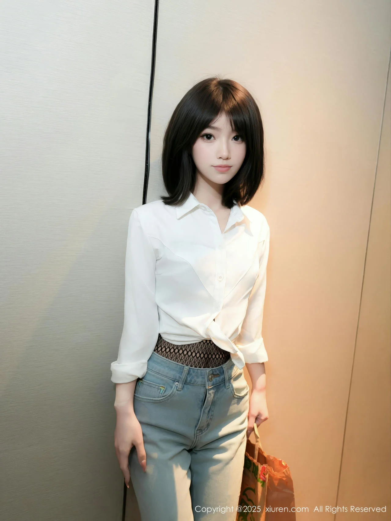 XiuRen 秀人 No.10235 汁汁 身材苗条淋漓呈现 - 7