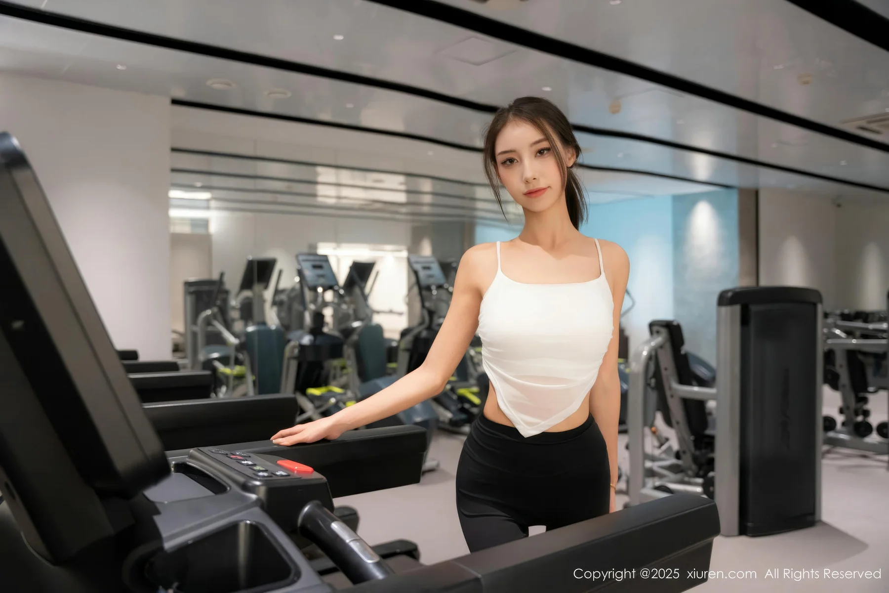 XiuRen 秀人 No.10239 lingyu69 健身房场景拍摄 - 3