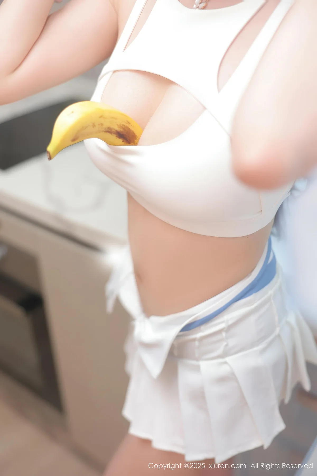 XiuRen 秀人 No.10254 奶油猫呀 白色短裙萝莉 - 10