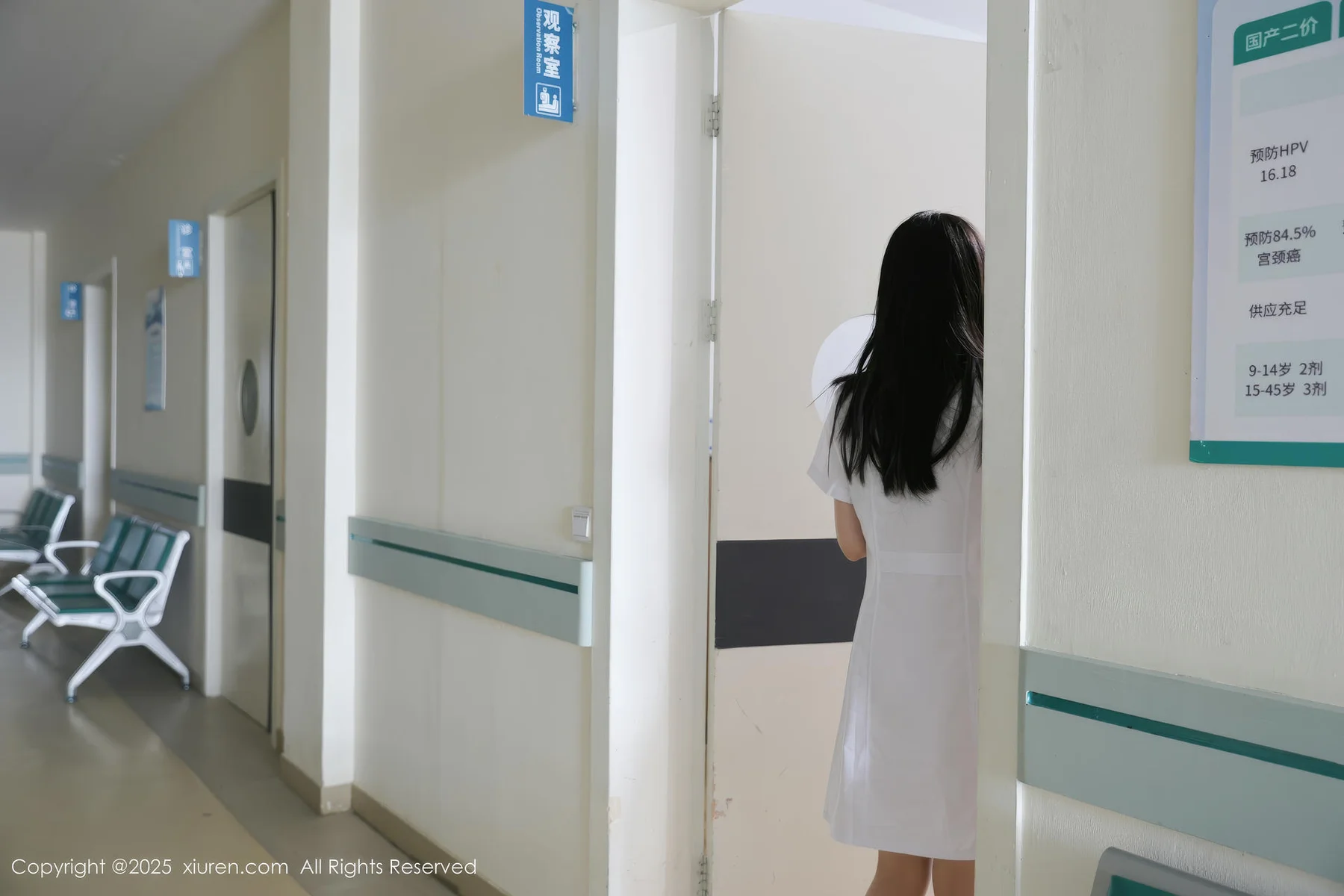 XiuRen 秀人 No.10256 布丁wow 白色护士制服诱惑 - 3