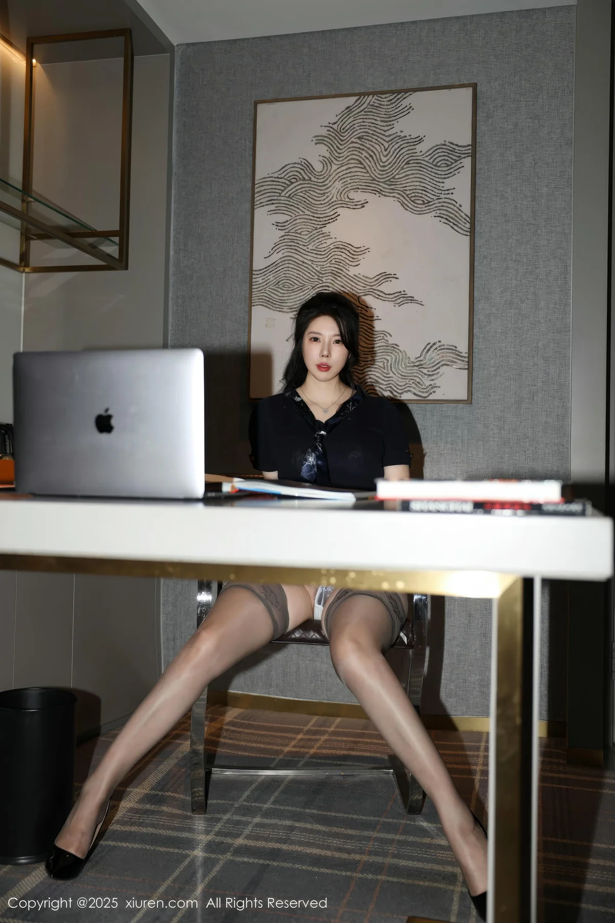 XiuRen 秀人 No.10266 白茹雪abby 黑色OL服饰 - 10