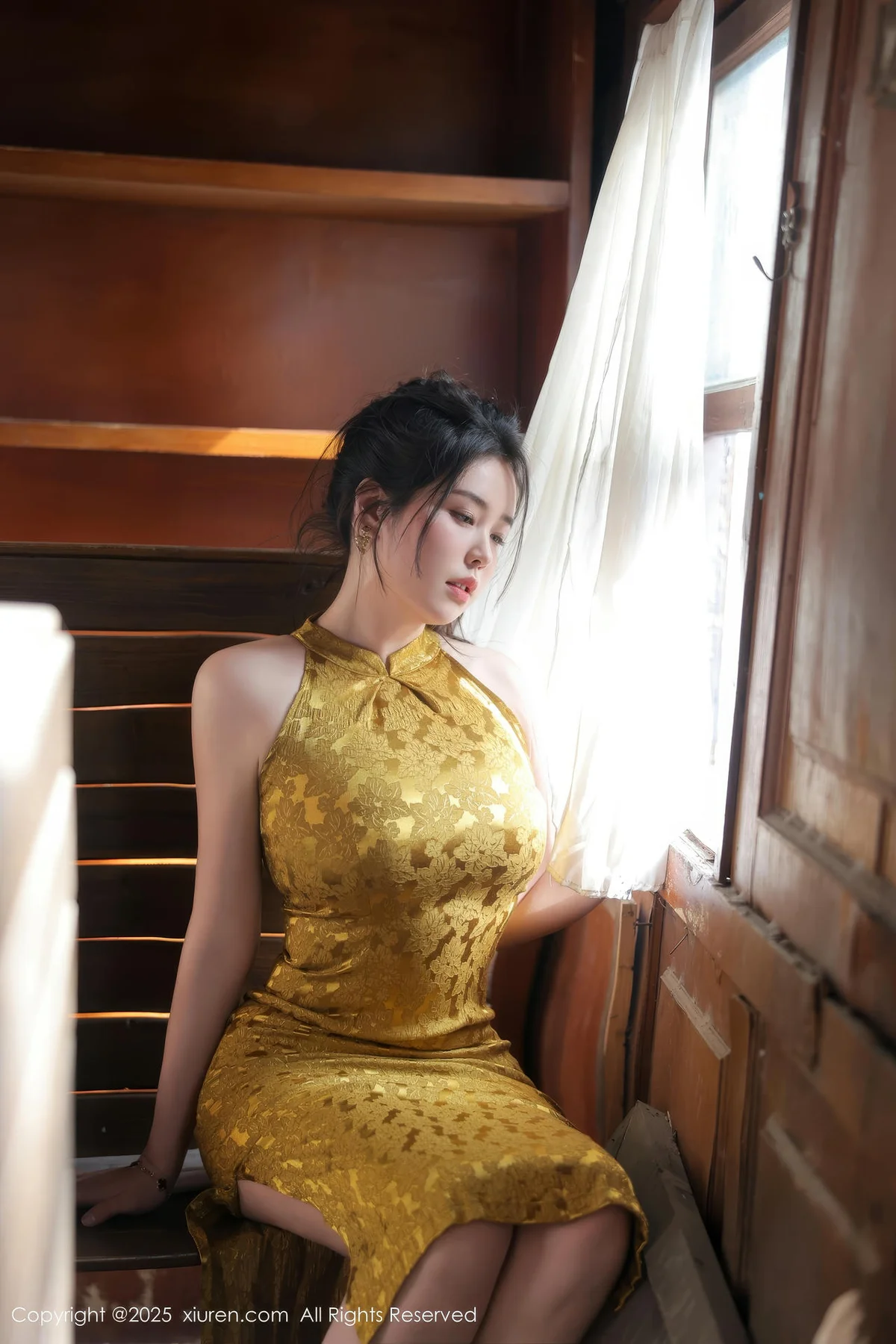 XiuRen 秀人 No.10269 金允珍呐 绿色情趣内衣 - 5