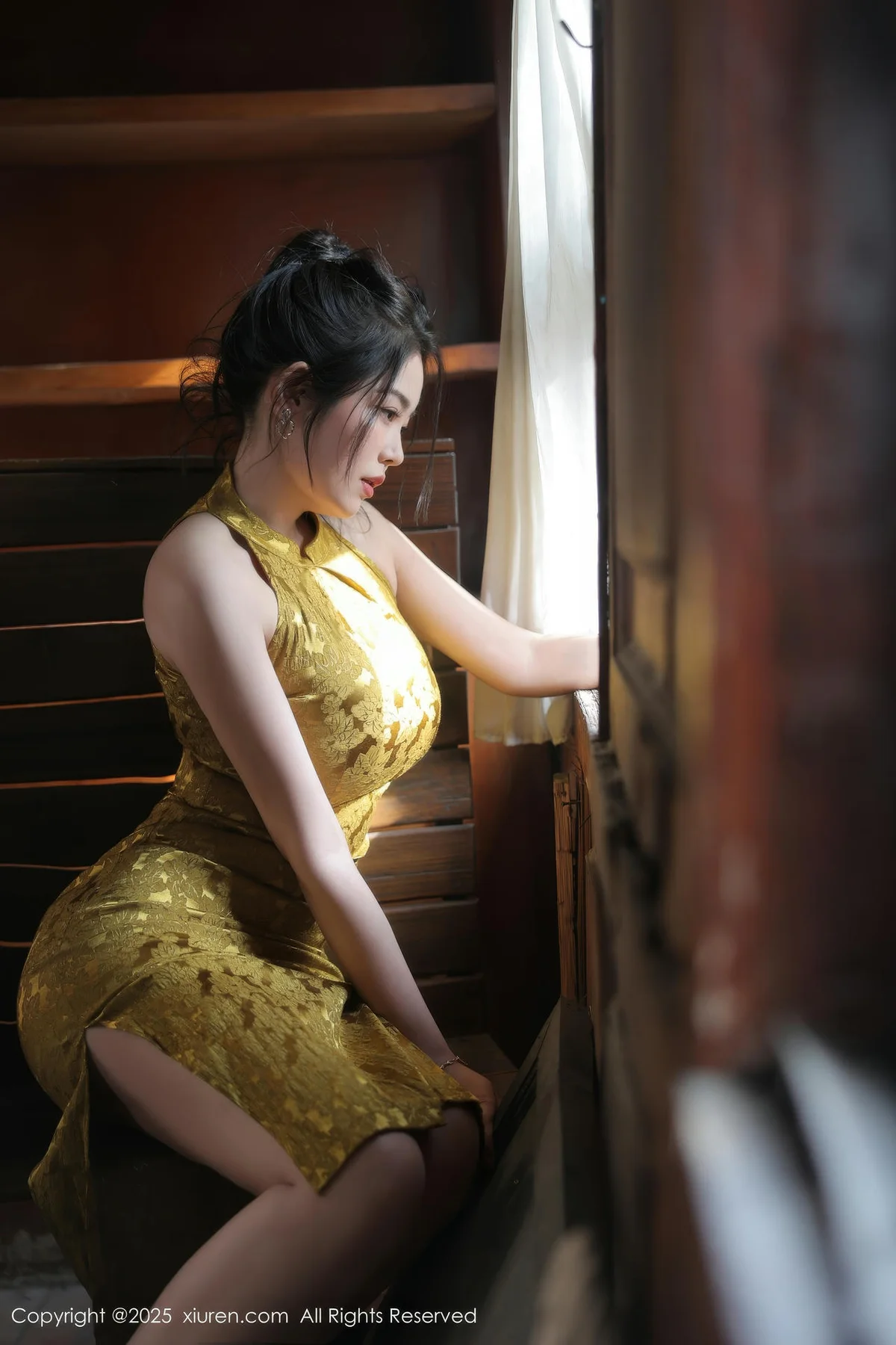 XiuRen 秀人 No.10269 金允珍呐 绿色情趣内衣 - 1