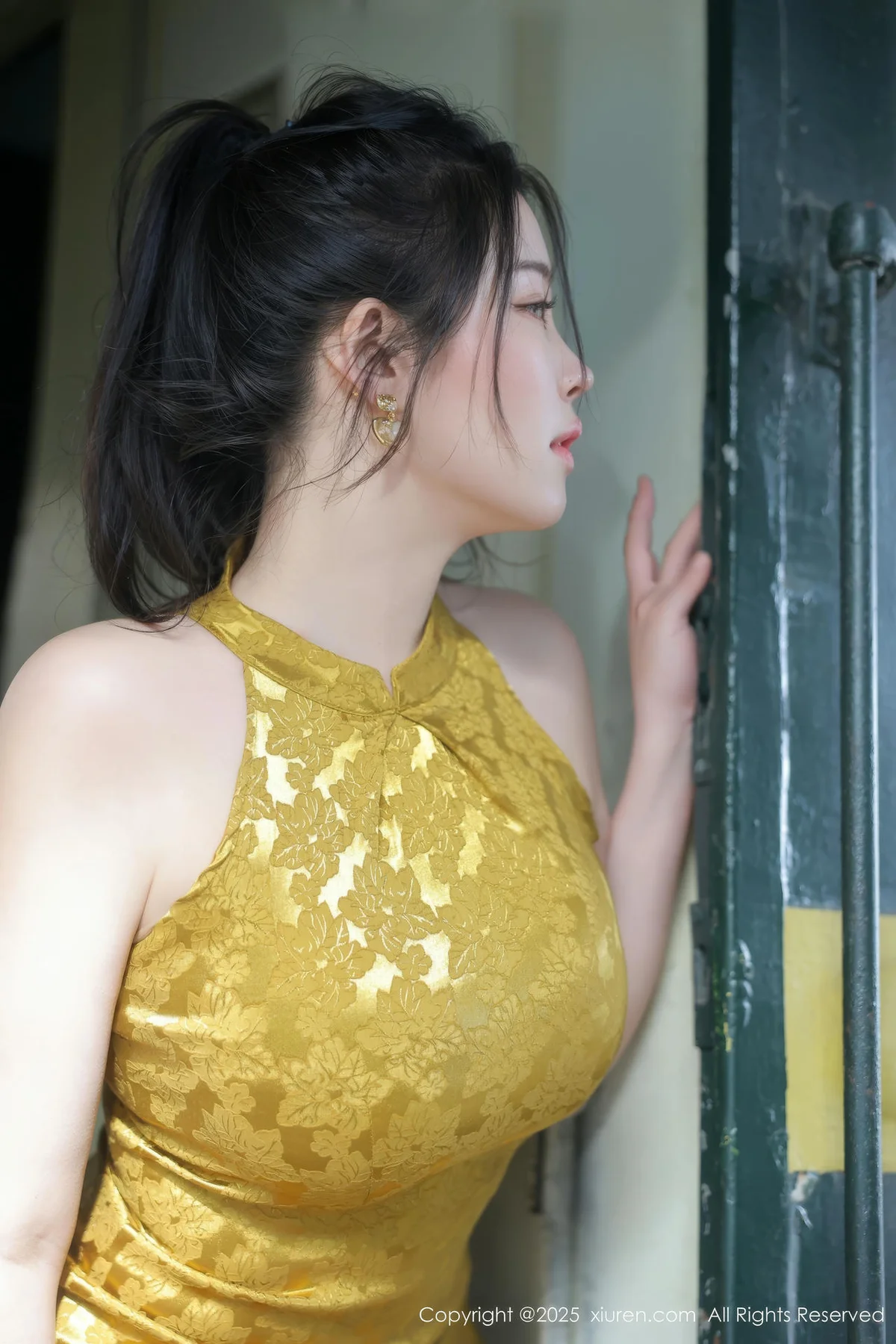 XiuRen 秀人 No.10269 金允珍呐 绿色情趣内衣 - 10