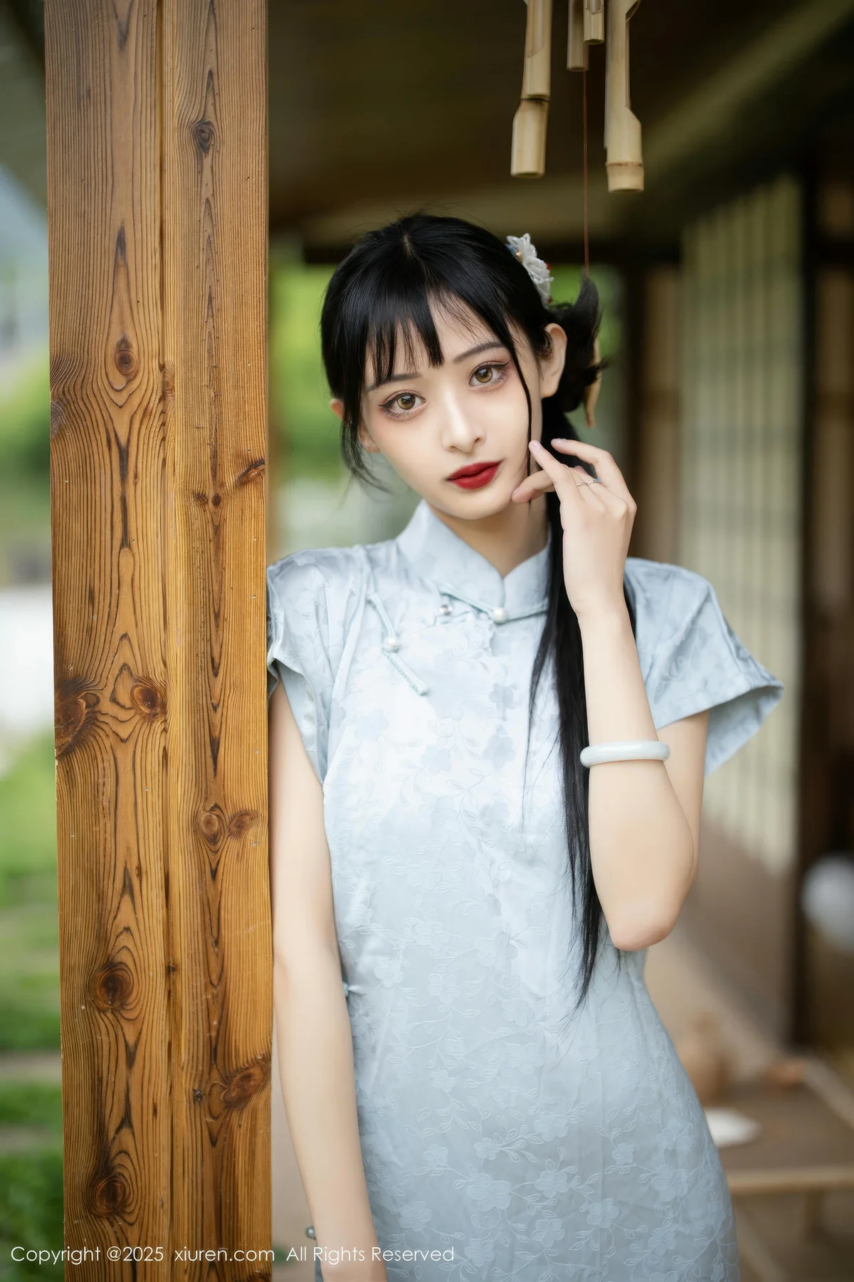 XiuRen 秀人 No.10278 茂木希子 日式旗袍肉色丝袜 - 8