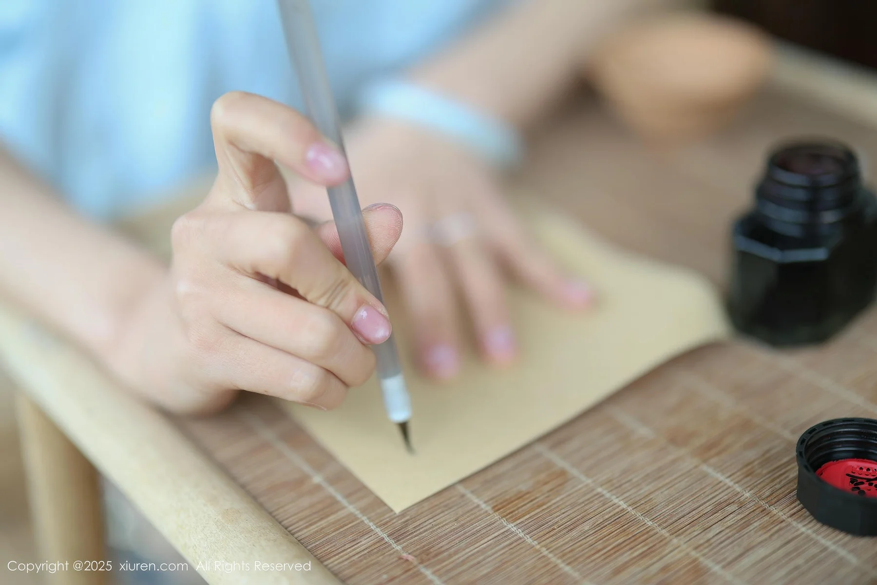 XiuRen 秀人 No.10278 茂木希子 日式旗袍肉色丝袜 - 9