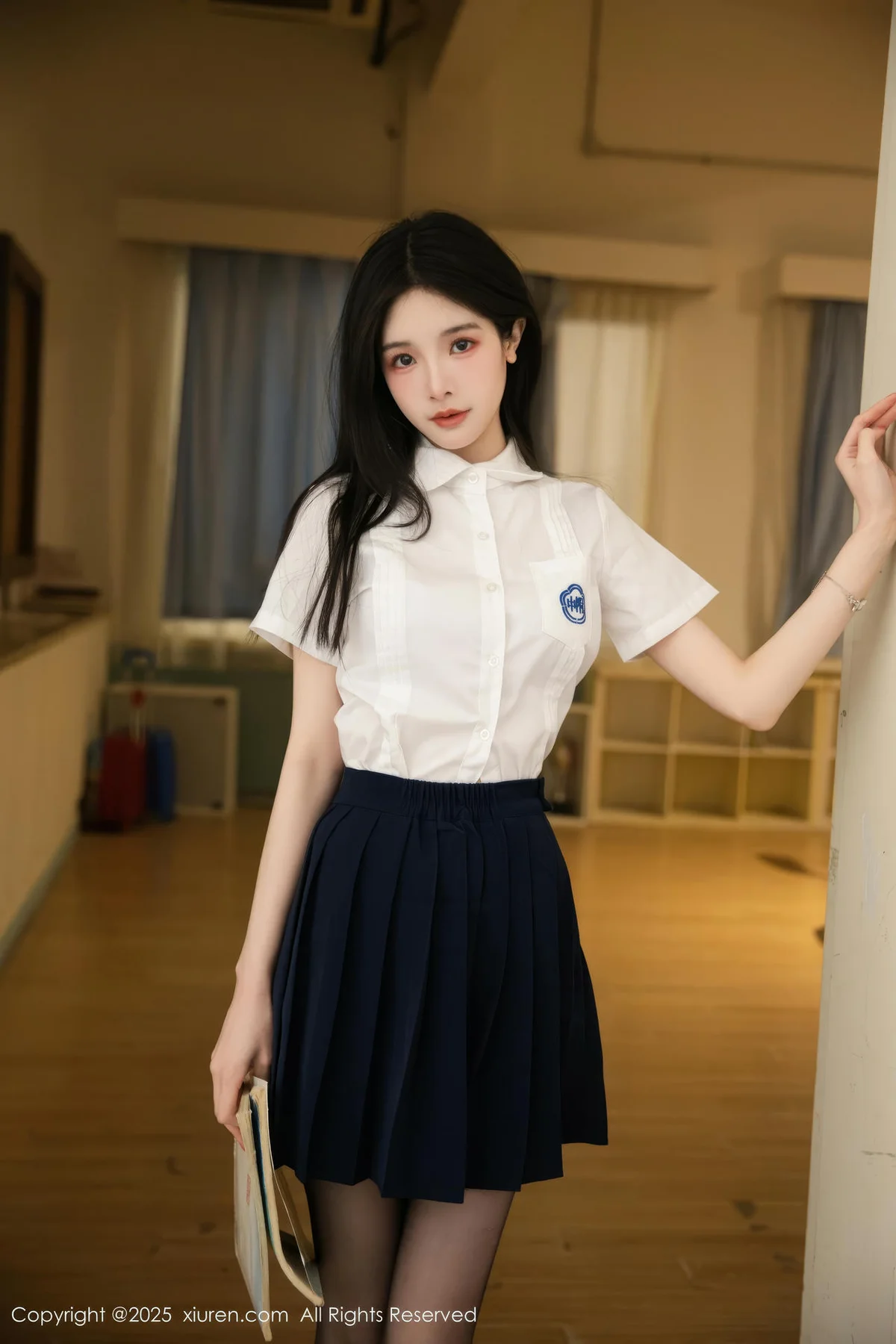 XiuRen 秀人 No.10287 布丁wow JK制服魅惑黑丝 - 2