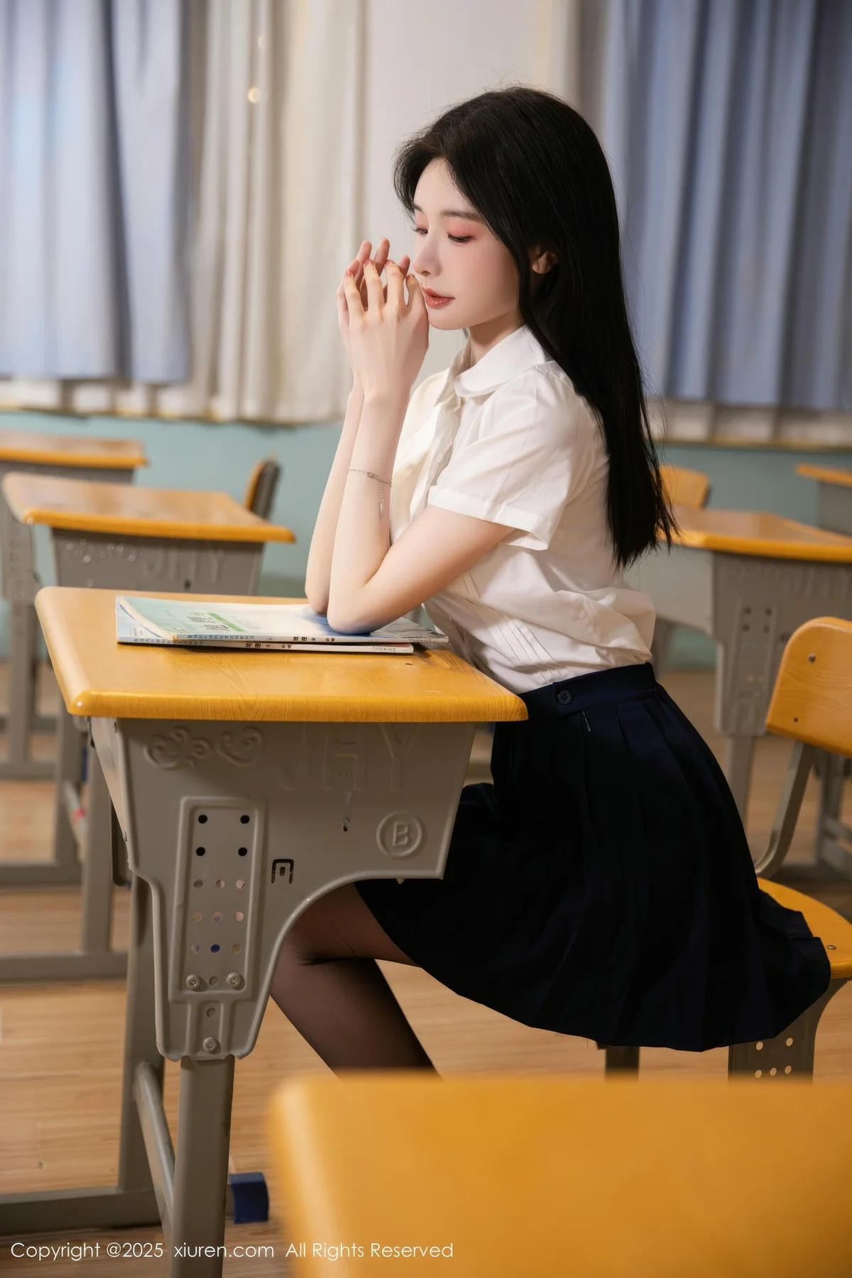 XiuRen 秀人 No.10287 布丁wow JK制服魅惑黑丝 - 10