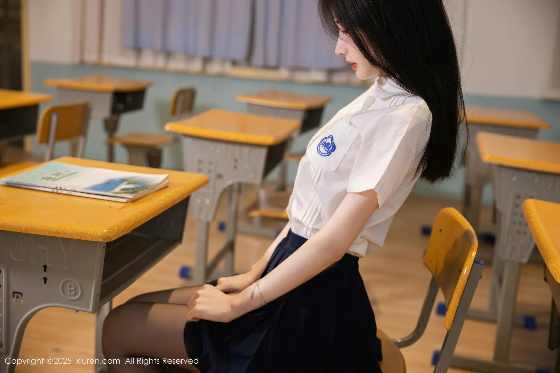 XiuRen 秀人 No.10287 布丁wow JK制服魅惑黑丝 - 9