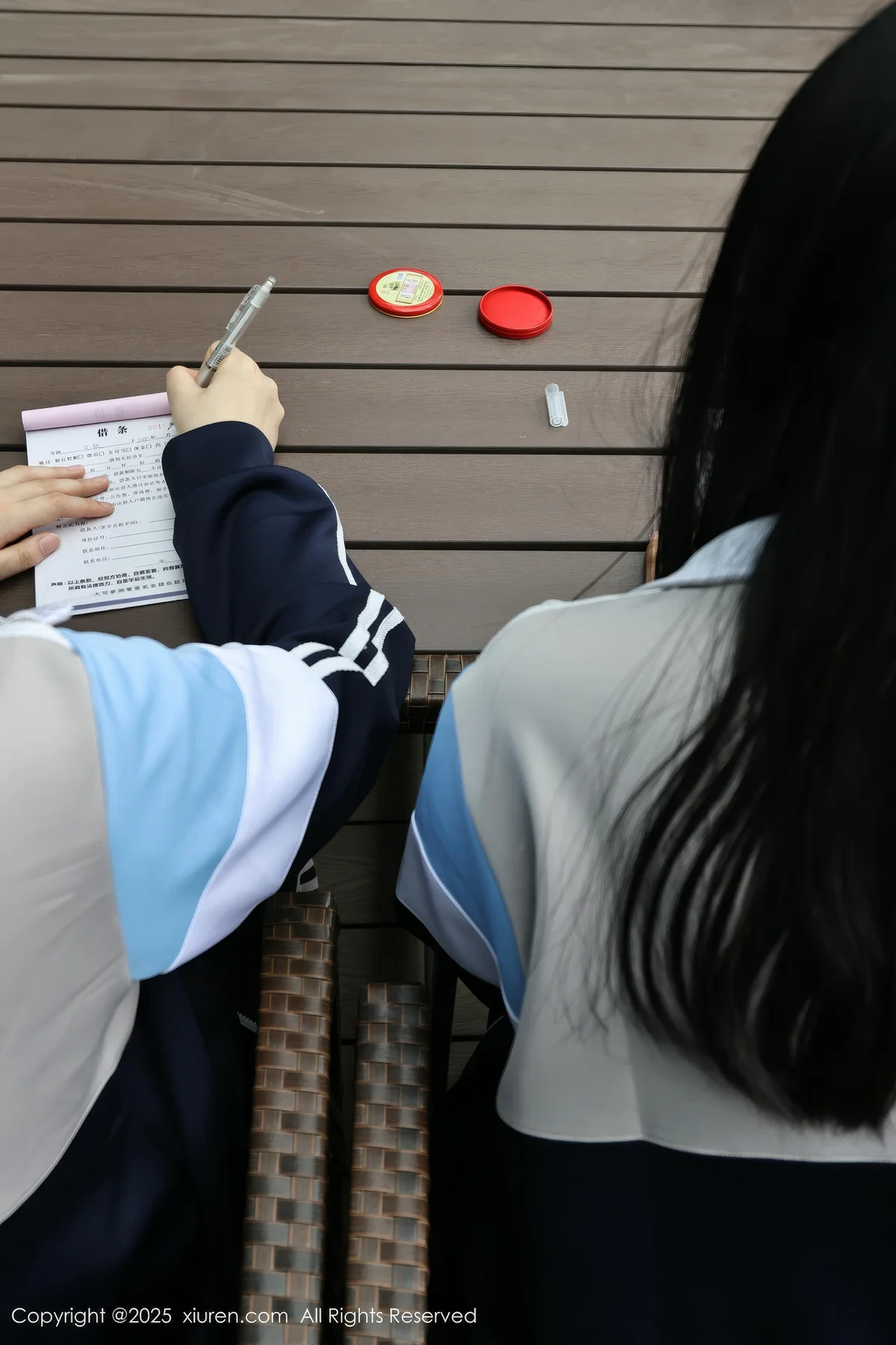 XiuRen 秀人 No.10288 小芭乐 两位蓝色校服大美女 - 2