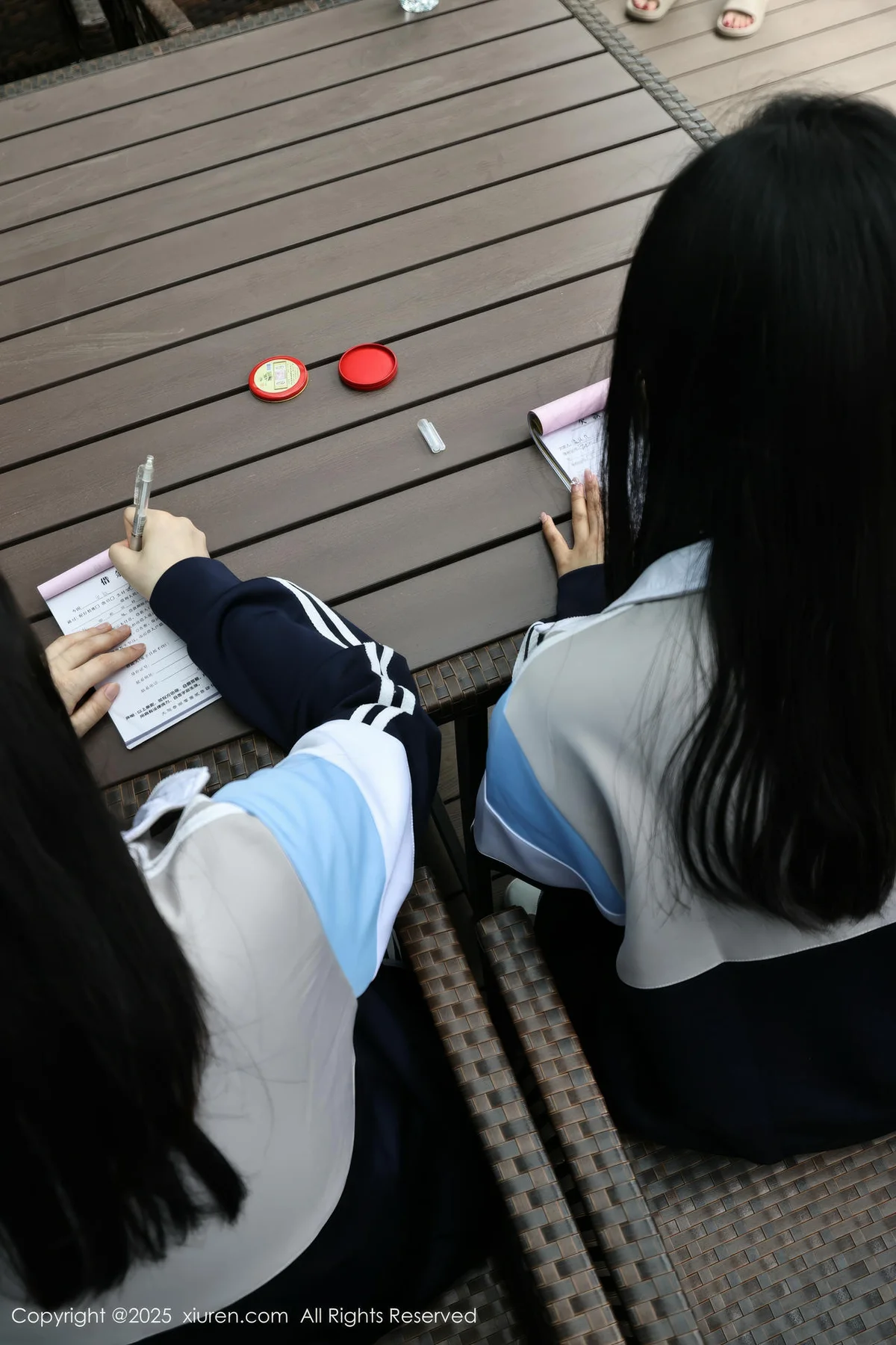 XiuRen 秀人 No.10288 小芭乐 两位蓝色校服大美女 - 3