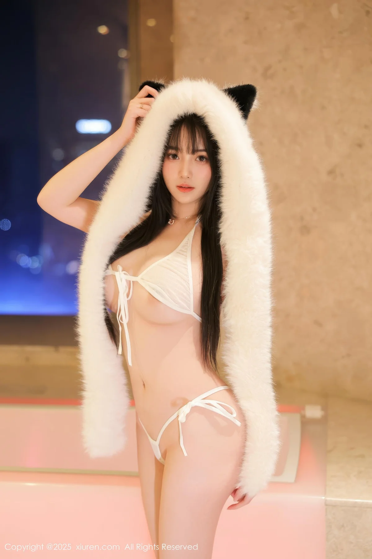 XiuRen 秀人 No.10302 软情 诱人白色丝袜情趣私房 - 9