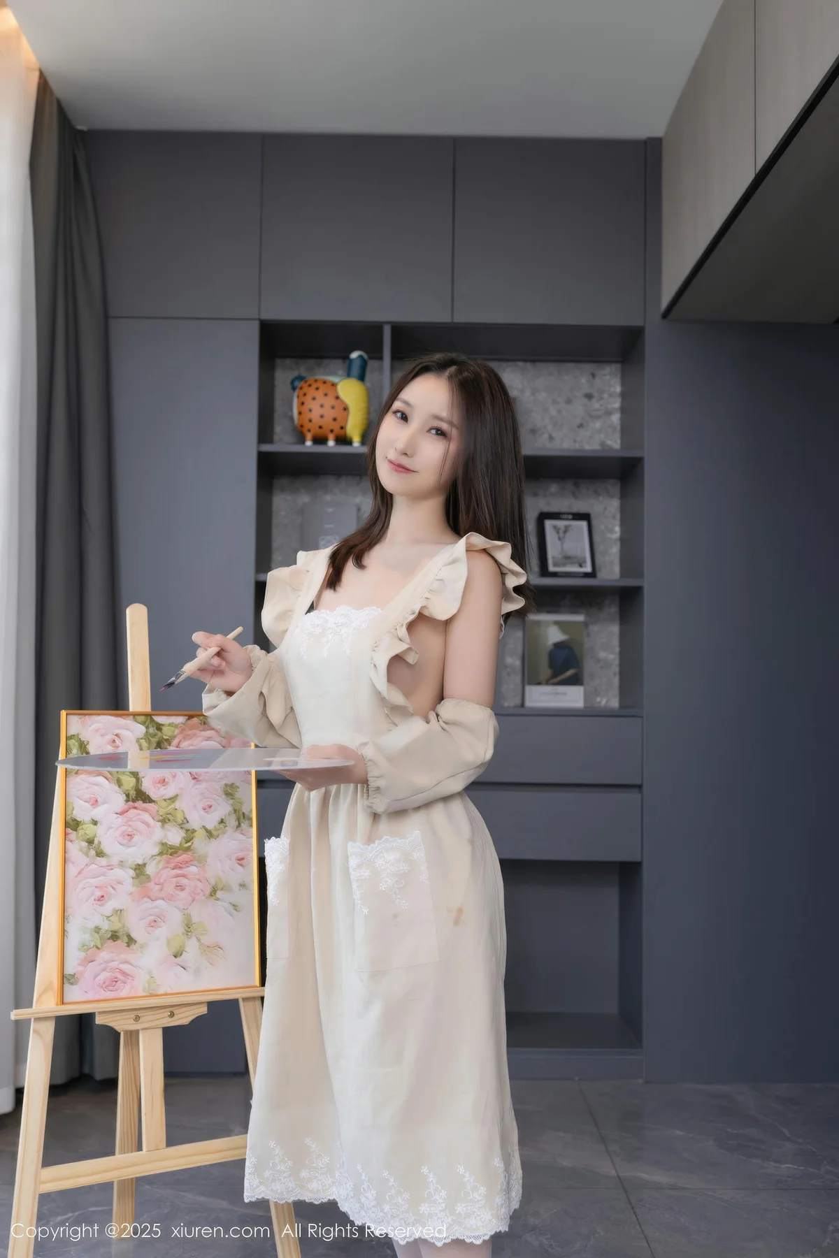 XiuRen 秀人 No.10308 杏子Yada 画家主题拍摄 - 1