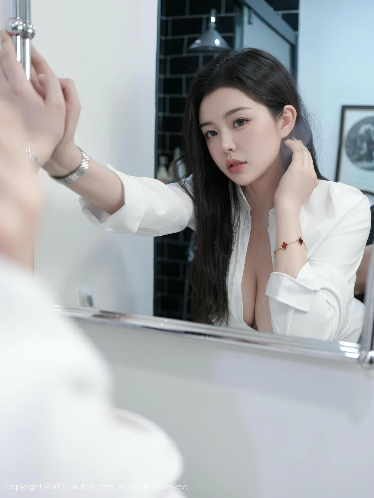 XiuRen 秀人 No.10317 林若凡F 黑色OL巨乳美胸 - 9