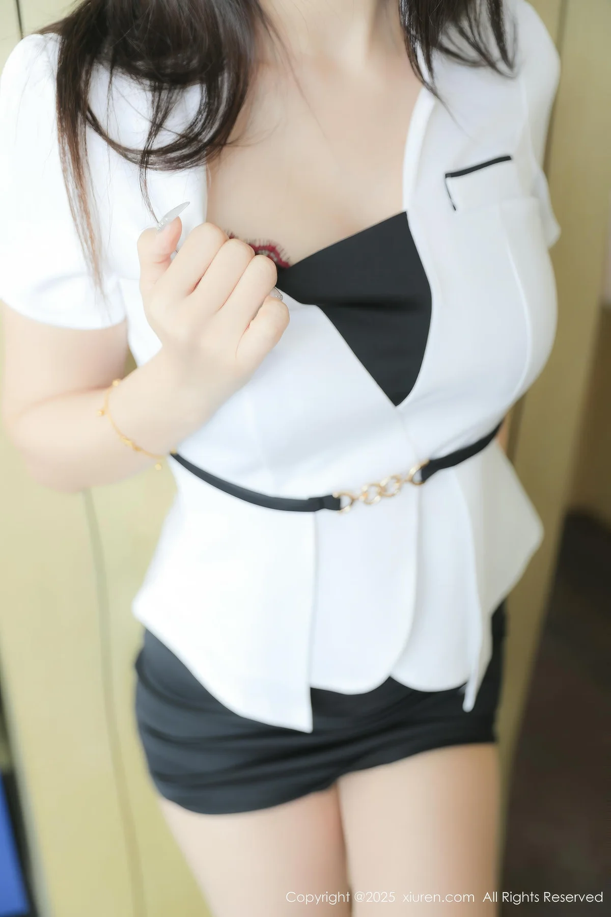 XiuRen 秀人 No.10321 Candy糖糖 白色OL服饰 - 5