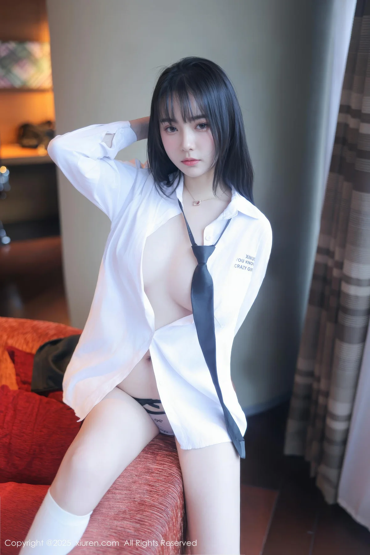 XiuRen 秀人 No.10335 软情 诱人白色丝袜 - 5