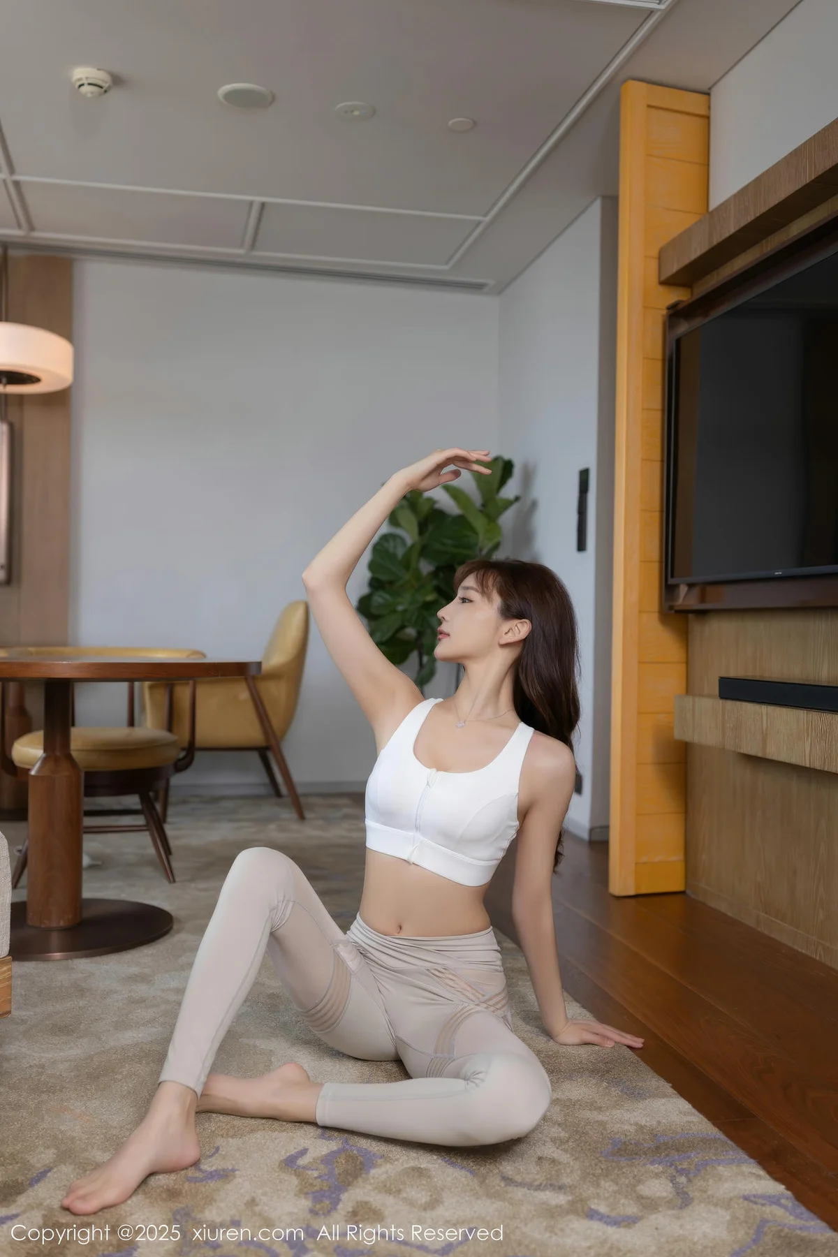 XiuRen 秀人 No.10343 陆萱萱 浅色运动服 - 4