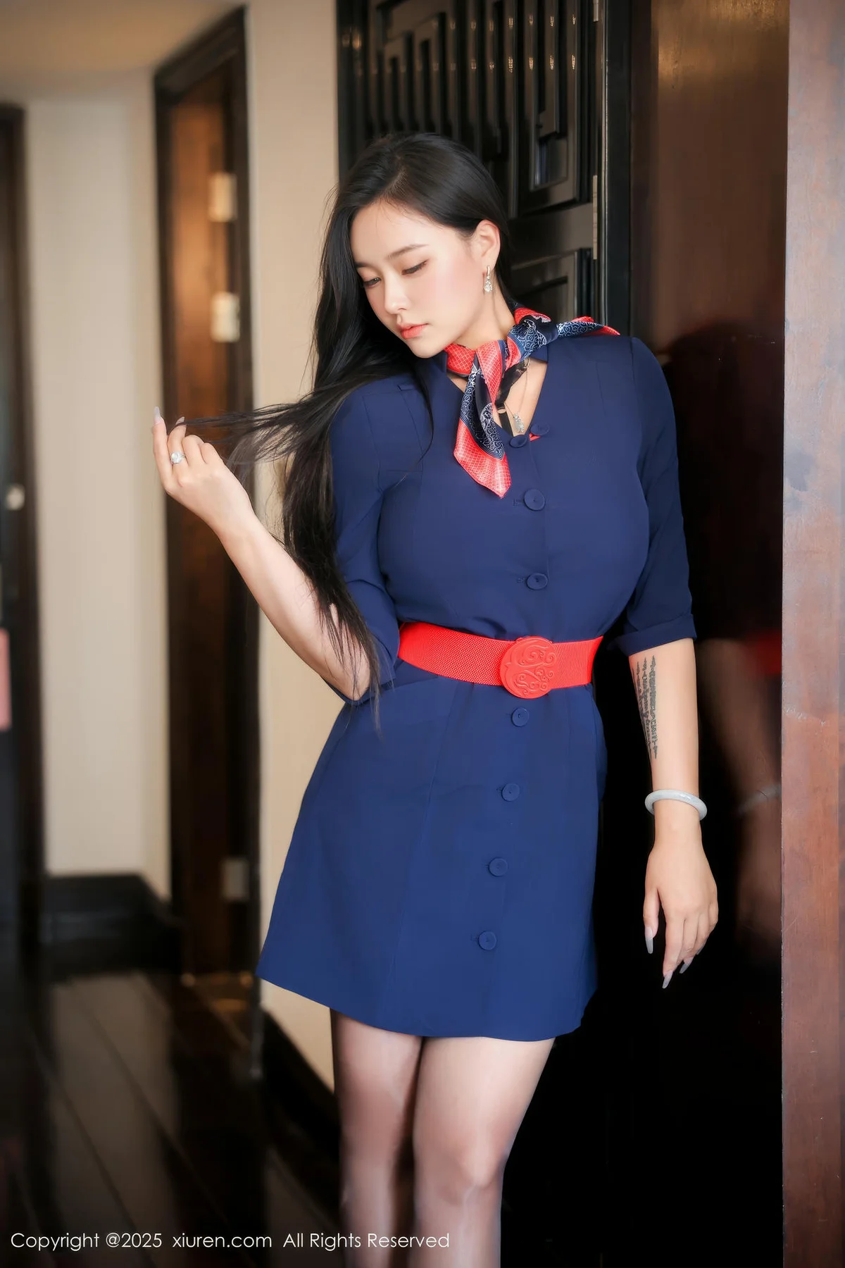 XiuRen 秀人 No.10371 娜比 空姐制服诱惑 - 5