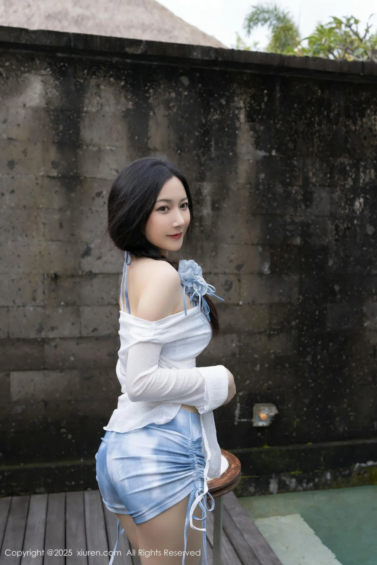 XiuRen 秀人 No.10377 鱼子酱Fish 蓝色比基尼 - 4